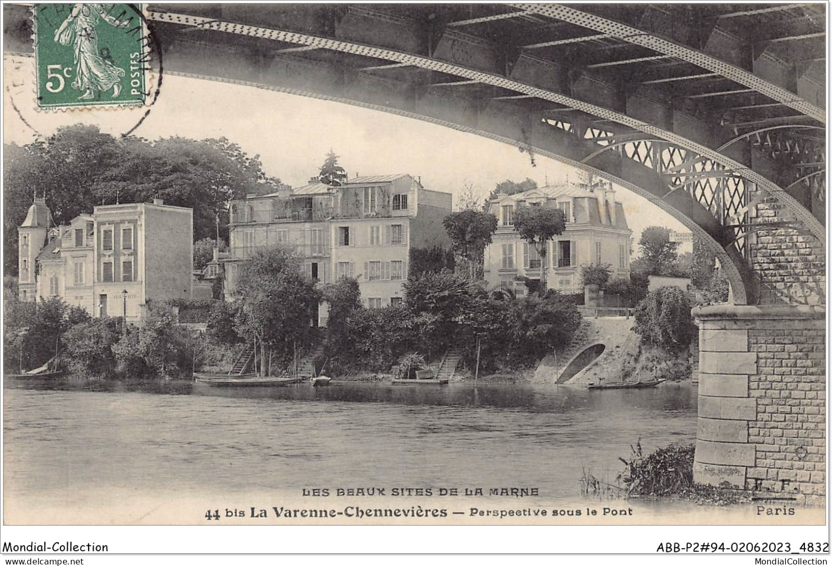 ABBP2-94-0168 - Les Beaux Sites De La Marne - LA VARENNE-CHENNEVIERES  - Perspective Sous Le Pont - Chennevieres Sur Marne