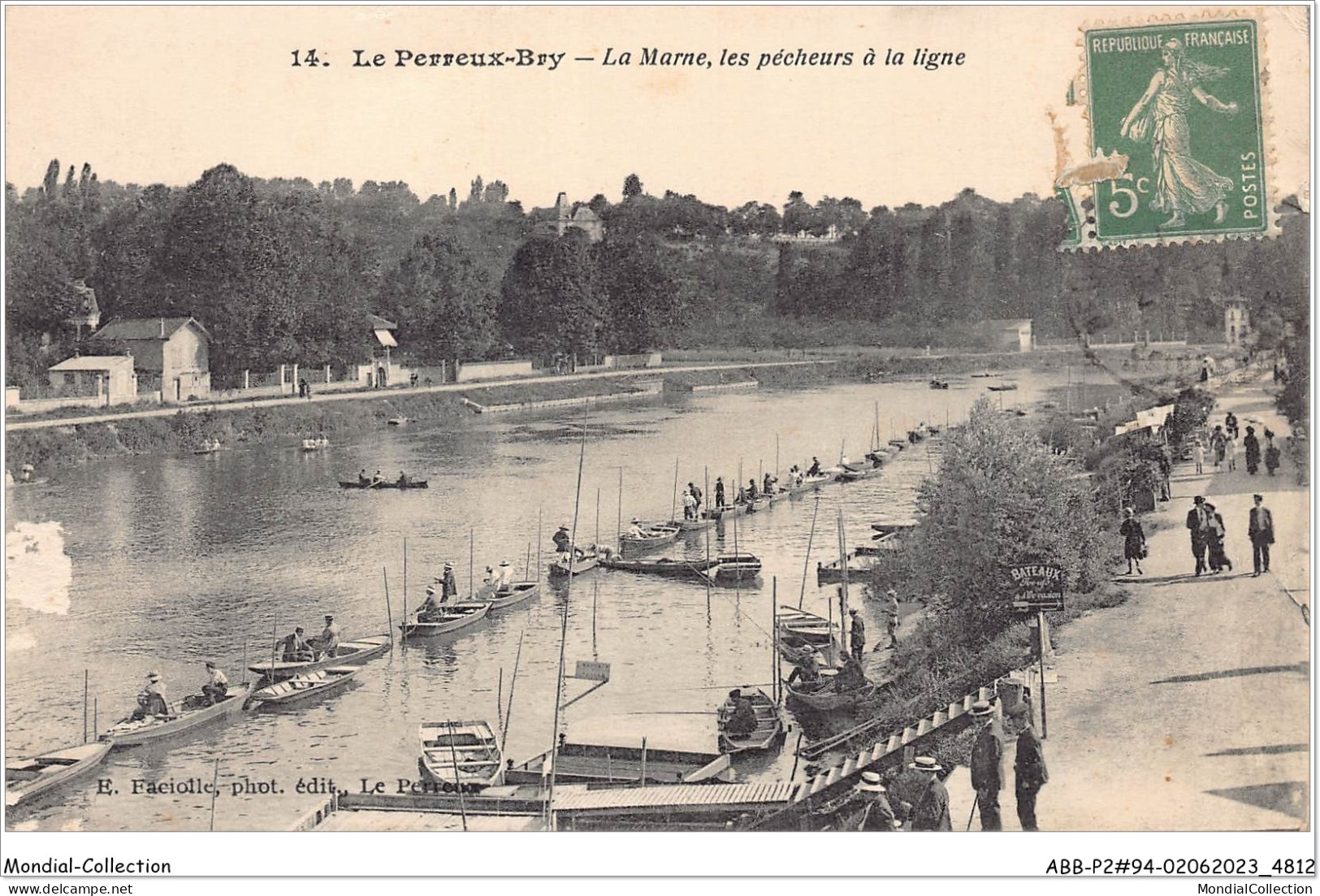 ABBP2-94-0158 - LE PERREUX-BRY - La Marne - Les Pecheurs A La Ligne - Le Perreux Sur Marne