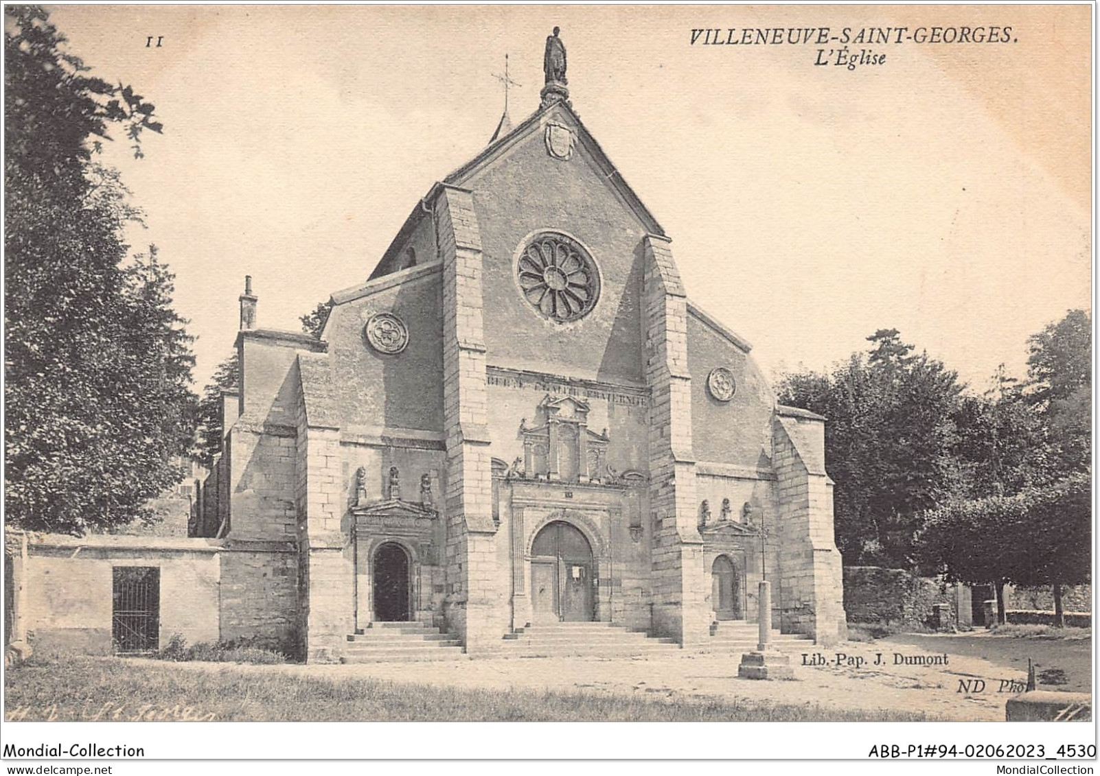 ABBP1-94-0033 - VILLEUNES-SAINT-GEORGES - L'eglise - Villeneuve Saint Georges