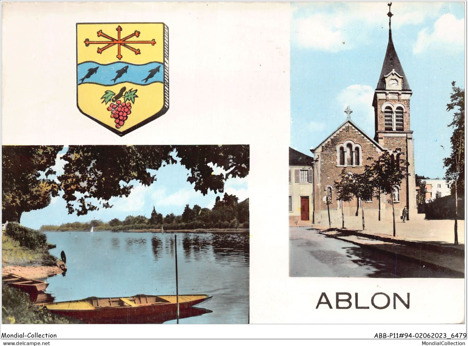 ABBP11-94-1009 - ABLON - L'eglise - La Seine - Ablon Sur Seine