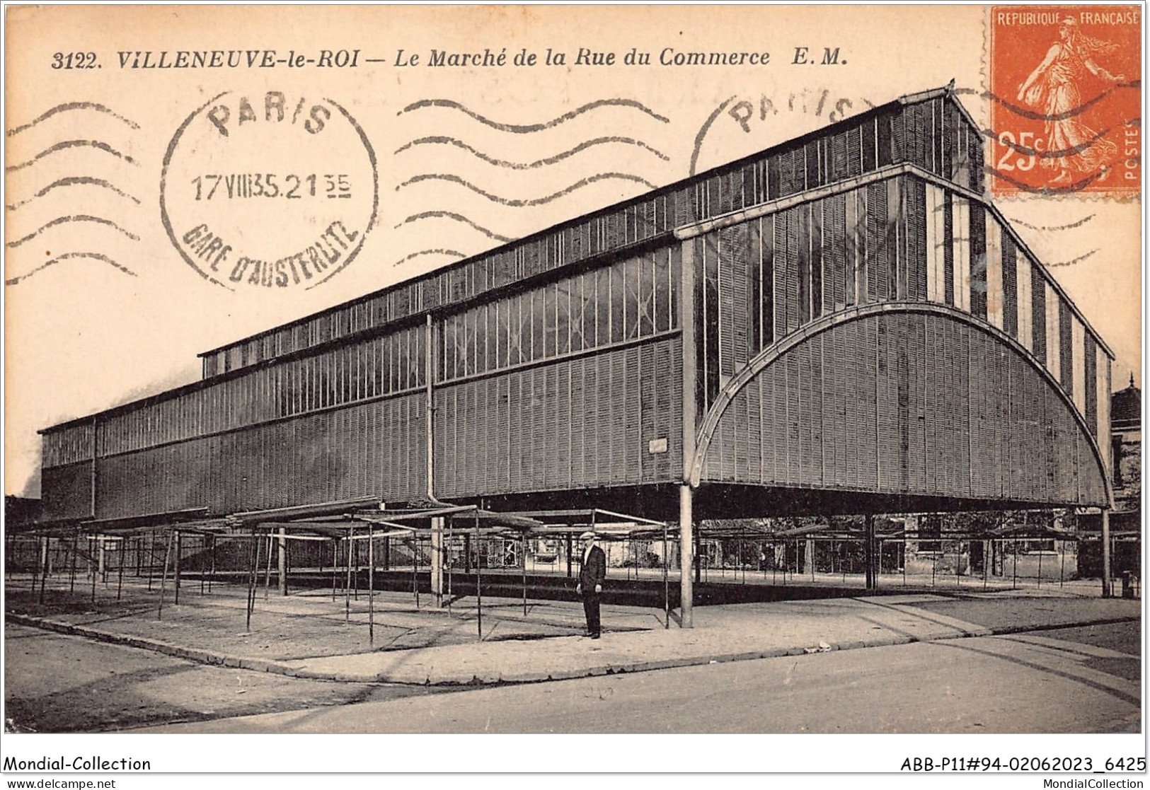 ABBP11-94-0981 - VILLEUNE-LE-ROI - Le Marché De La Rue Du Commerce - Villeneuve Le Roi