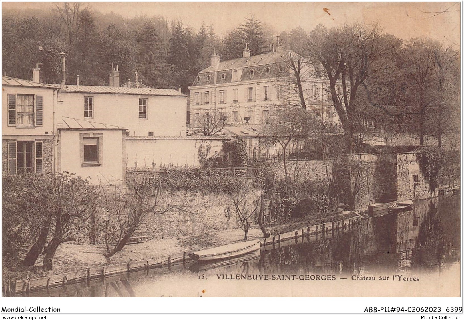 ABBP11-94-0968 - VILLENEUVE-SAINT-GEORGES - Chateau Sur L'yerres - Villeneuve Saint Georges