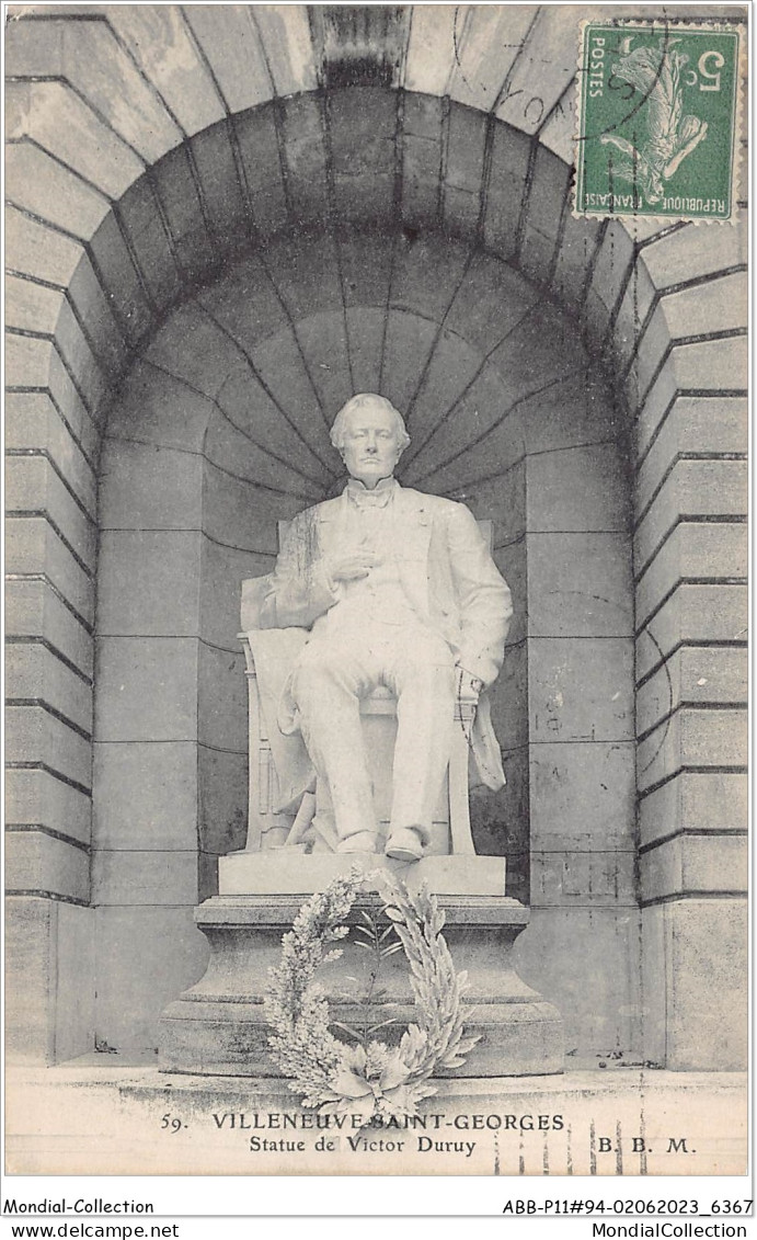 ABBP11-94-0952 - VILLENEUVE-SAINT-GEORGES - Statue De Victor Duruy - Villeneuve Saint Georges