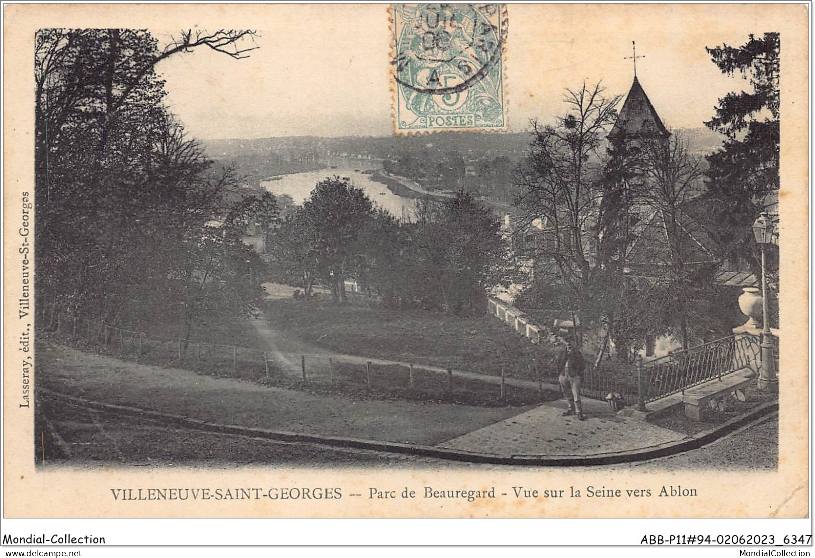 ABBP11-94-0942 - VILLENEUVE-SAINT-GEORGES - Parc De Beauregard - Vue Sur La Seine Vers ABLON - Villeneuve Saint Georges