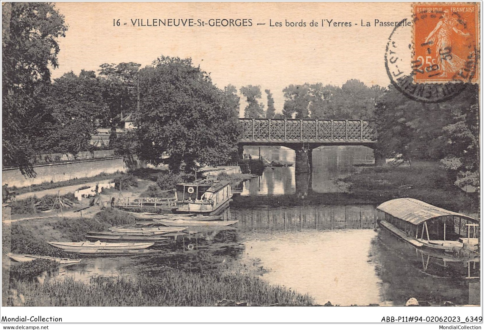 ABBP11-94-0943 - VILLENEUVE-SAINT-GEORGES - Les Bords De L'yerres - La Passerelle - Villeneuve Saint Georges