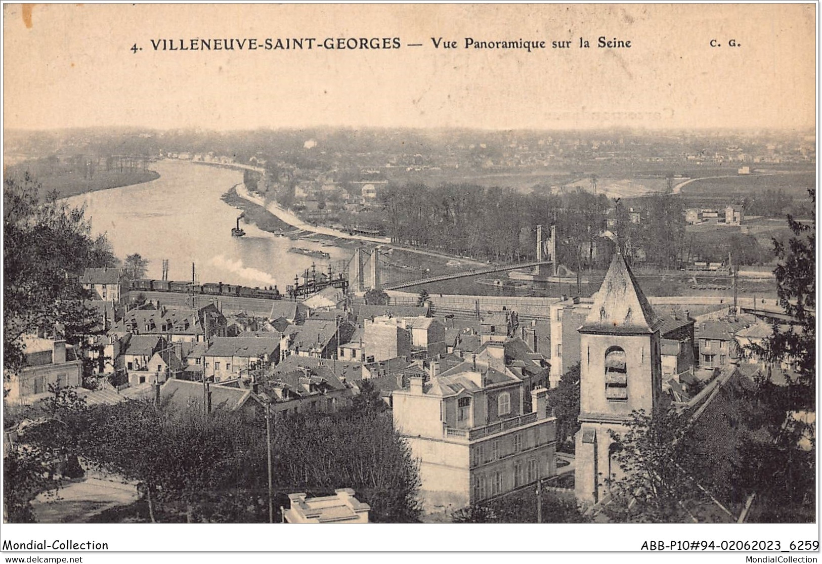 ABBP10-94-0898 - VILLENEUVE-SAINT-GEORGES - Vue Panoramique Sur La Seine - Villeneuve Saint Georges