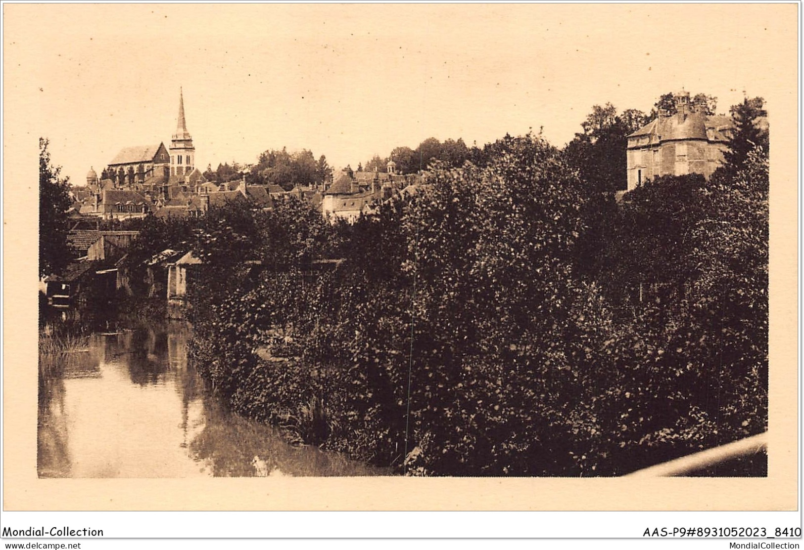 AASP9-0840 - TOUCY - L'eglise Et Le Chateau - Toucy