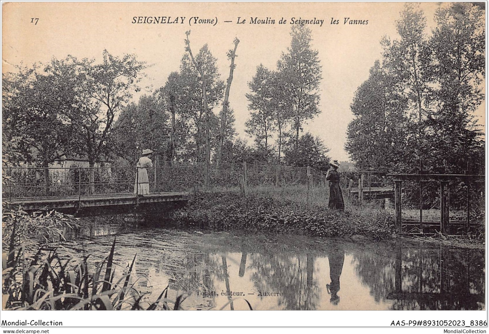 AASP9-0828  - SEIGNELAY - Le Moulin De SEIGNELAY Les Vannes - Seignelay