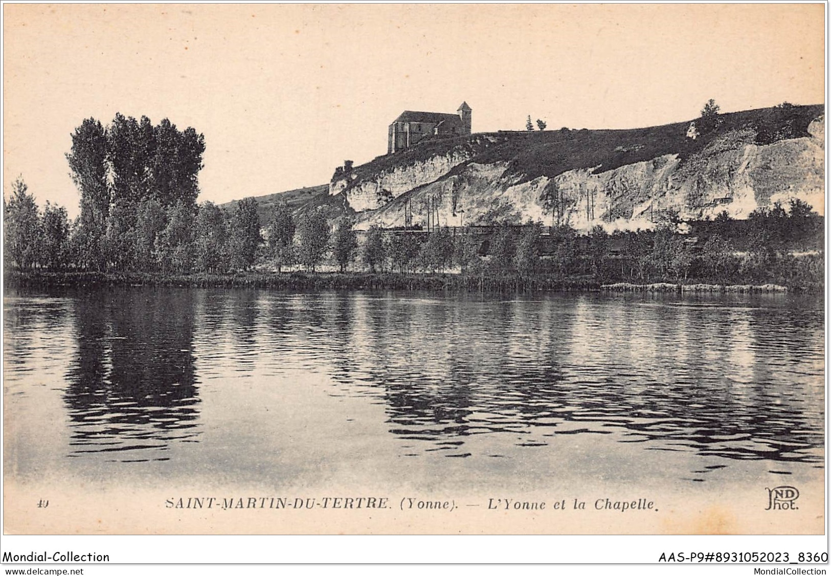 AASP9-0815 - SAINT-MARTIN-DU-TERTRE - L'yonne Et La Chapelle - Saint Martin Du Tertre