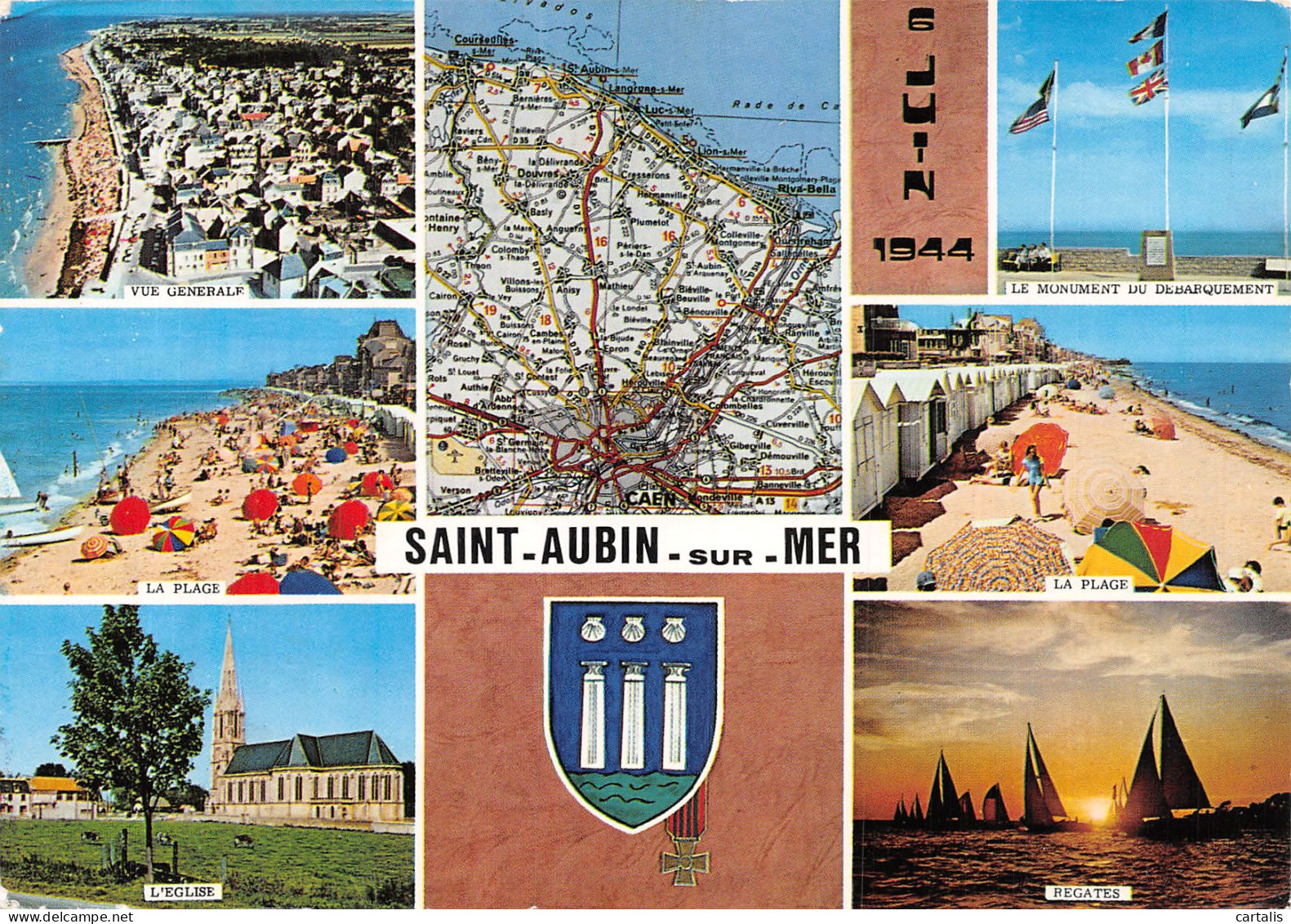 14-SAINT AUBIN SUR MER-N° 4410-A/0293 - Saint Aubin