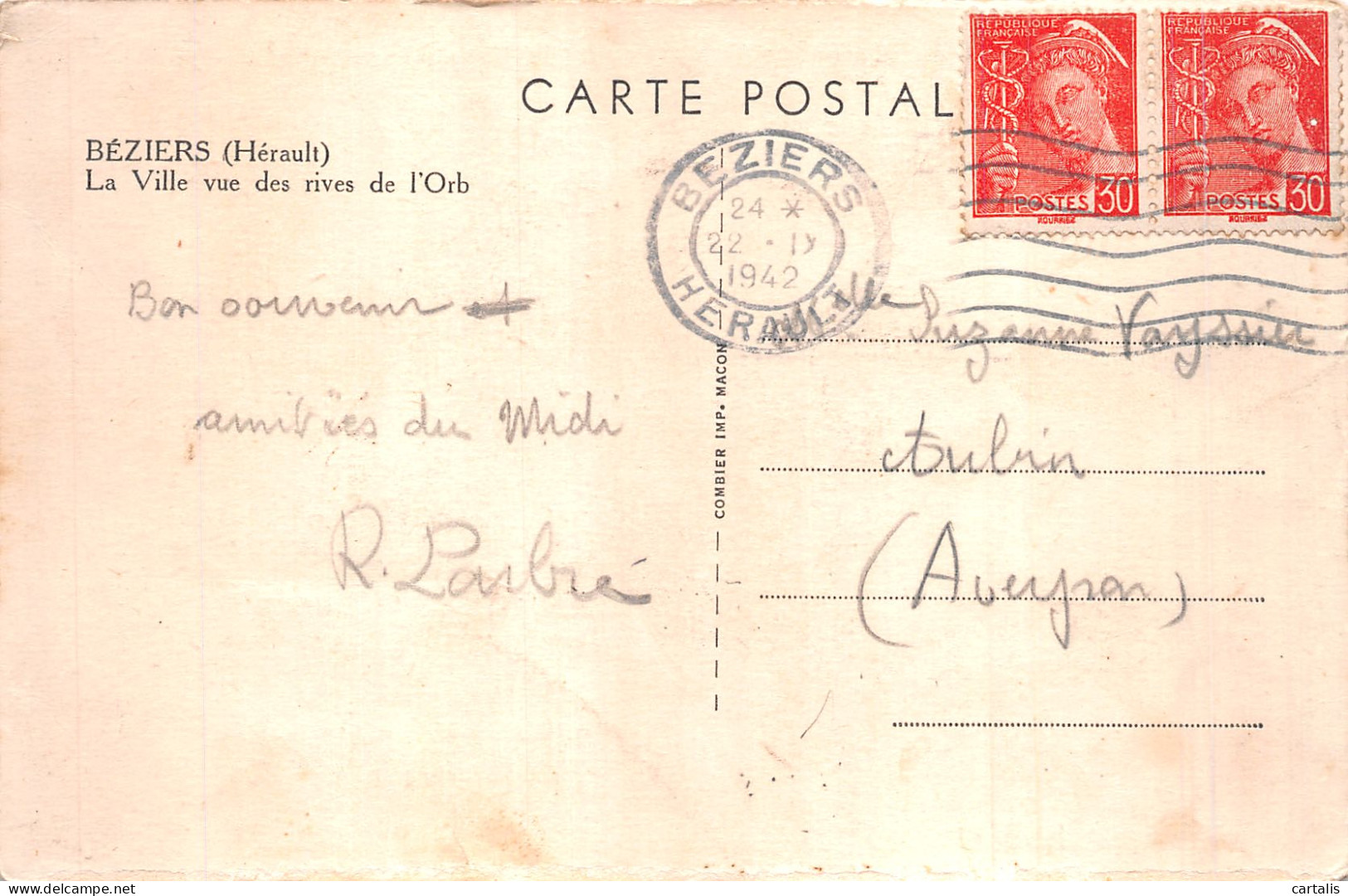 34-BEZIERS-N° 4409-E/0275 - Beziers