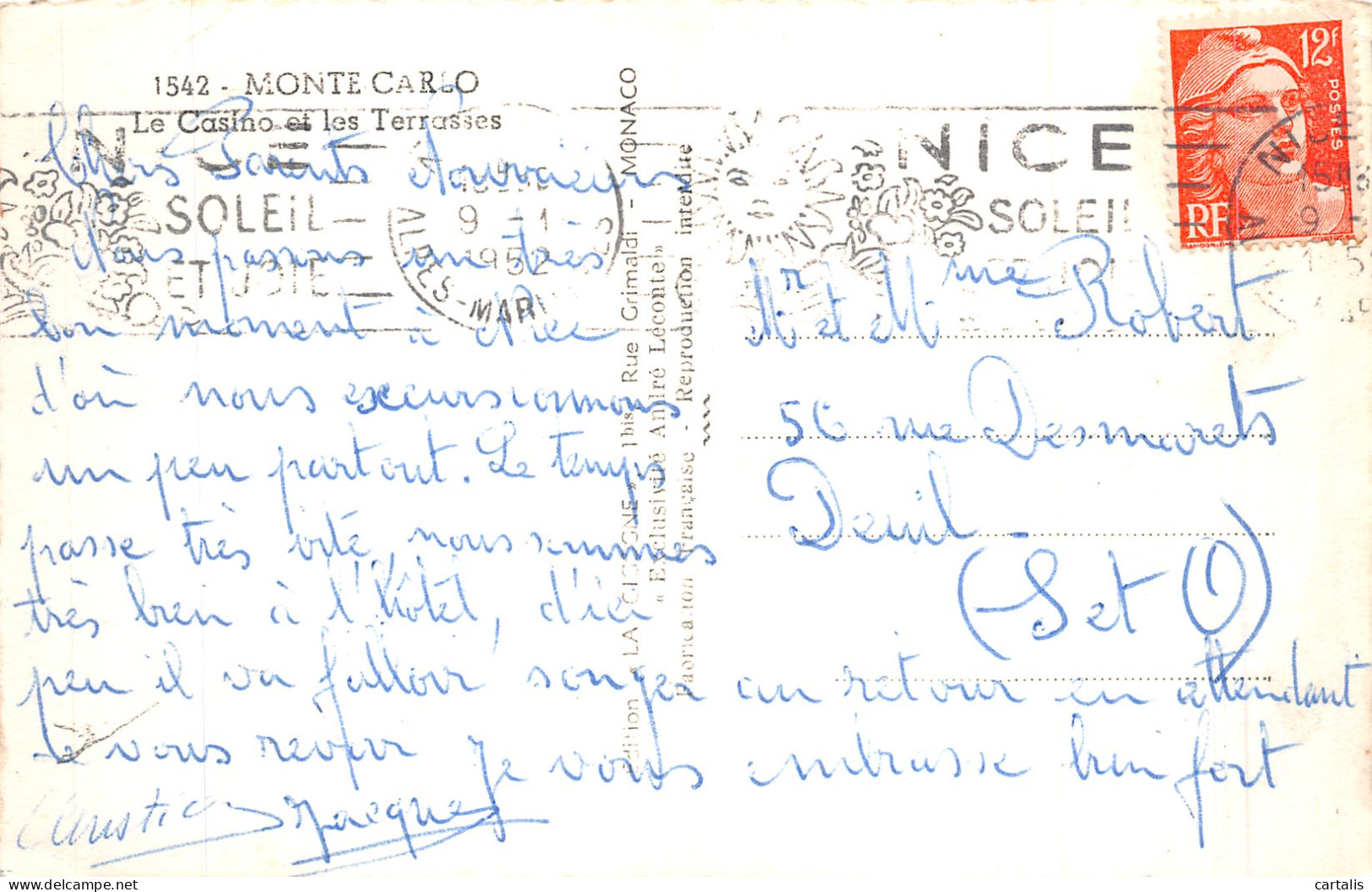 98-MONACO-N° 4409-E/0213 - Other & Unclassified