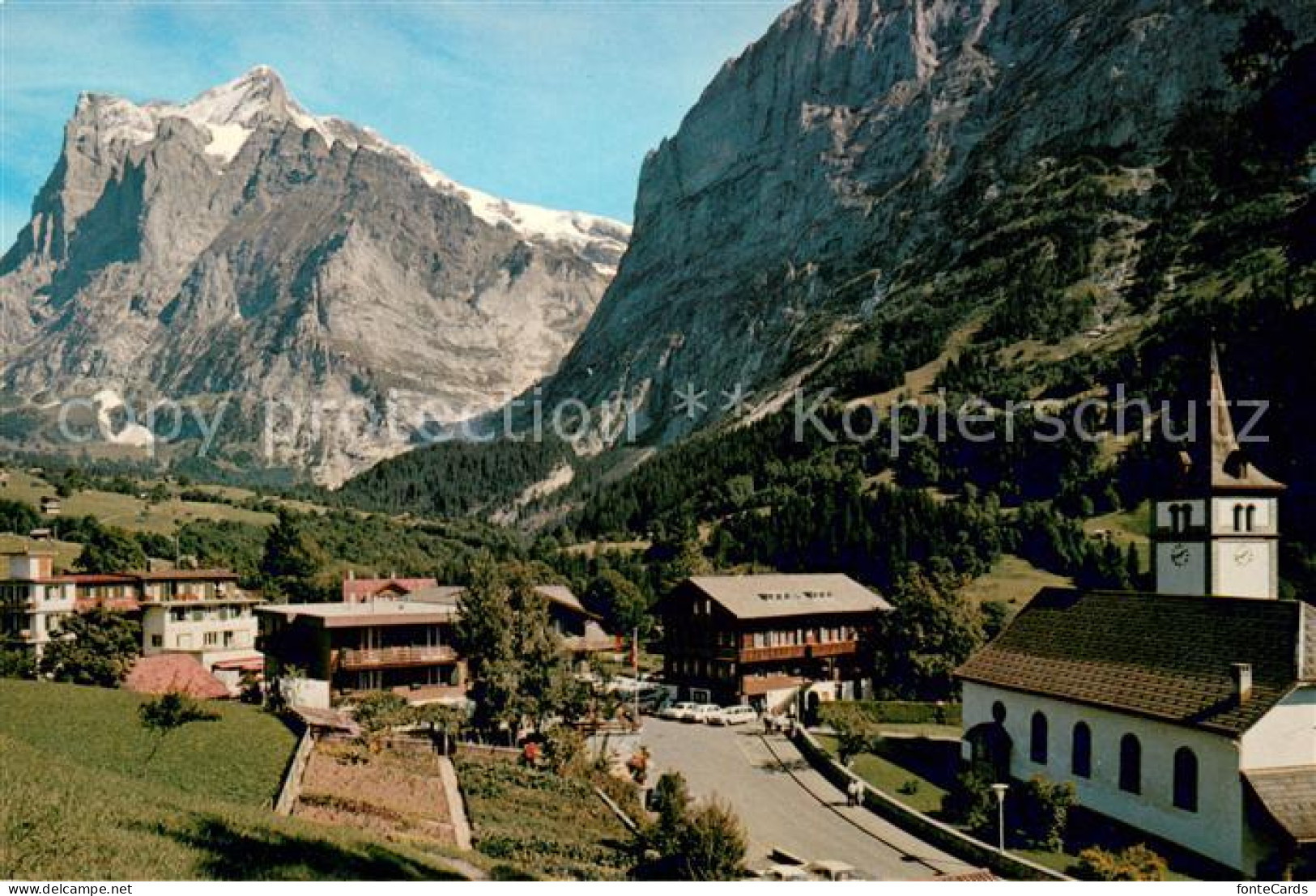 13626563 Grindelwald Mit Wetterhorn Grindelwald - Autres & Non Classés