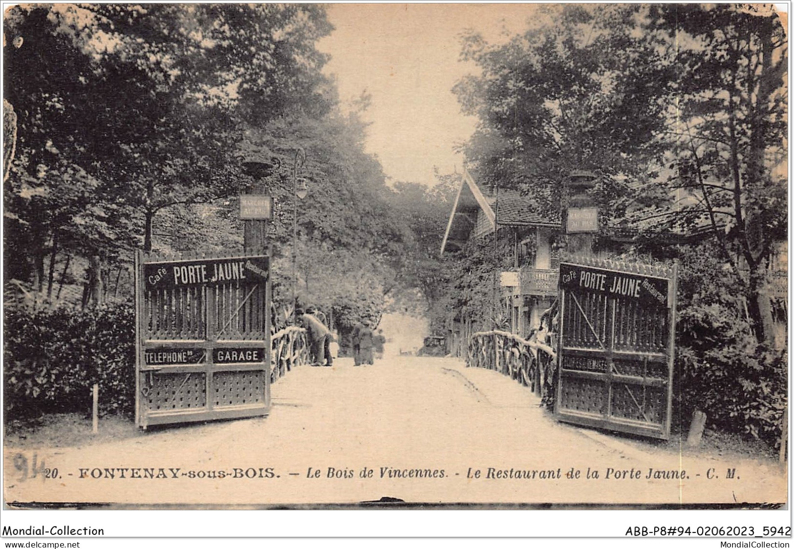 ABBP8-94-0739 - FONTENAY-SOUS-BOIS - Le Bois Des Vincennees - Le Restaurant De La Porte Jaune - Fontenay Sous Bois