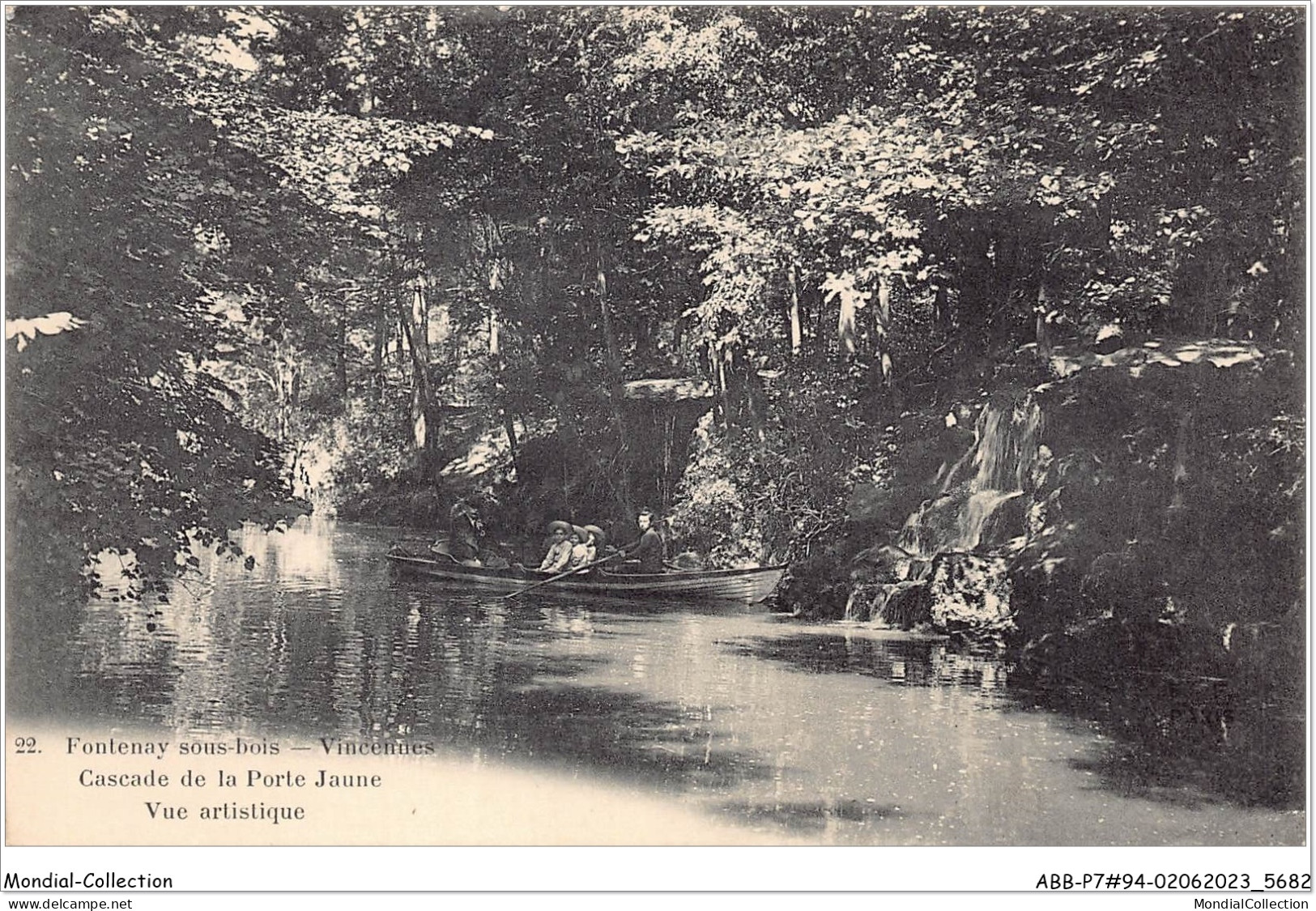 ABBP7-94-0610 - FONTENAY-SOUS-BOIS - VINCENNES - Cascade De La Porte Jaune - Vue Artistique - Fontenay Sous Bois