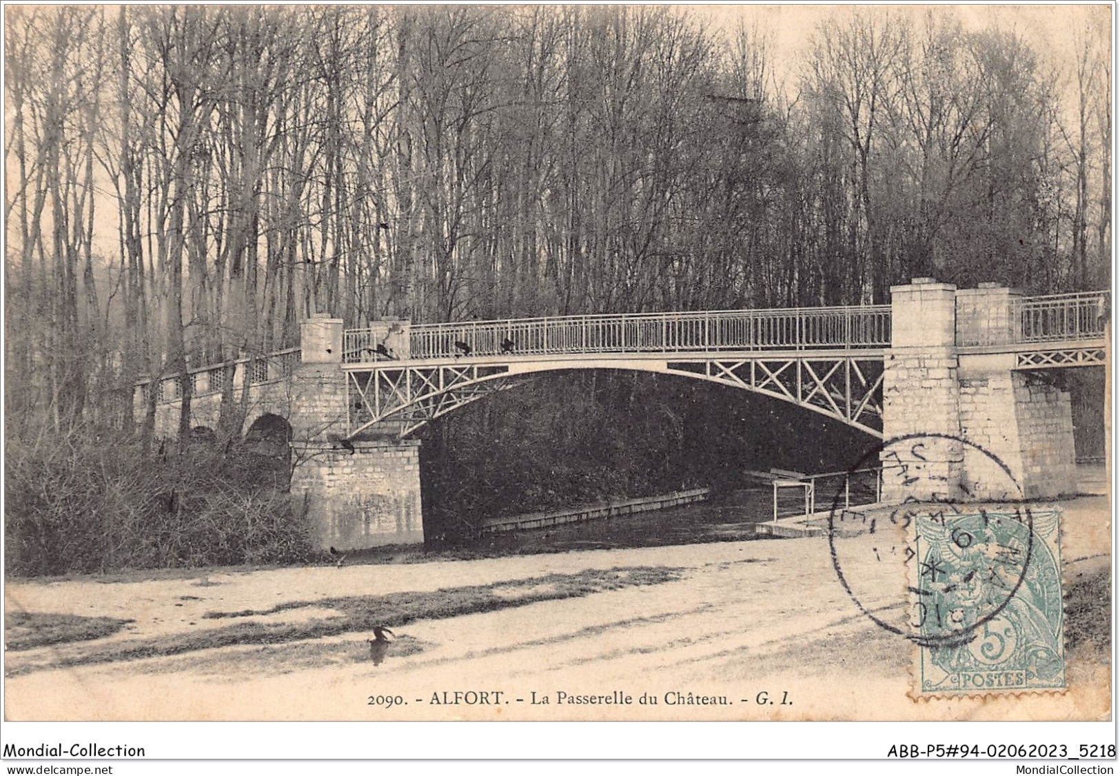 ABBP5-94-0377 - ALFORT - La Passerelle Du Chateau - Alfortville