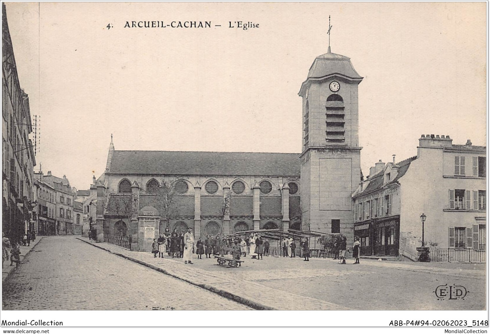 ABBP4-94-0342 - ARCUEIL-CACHAN - L'eglise - Arcueil