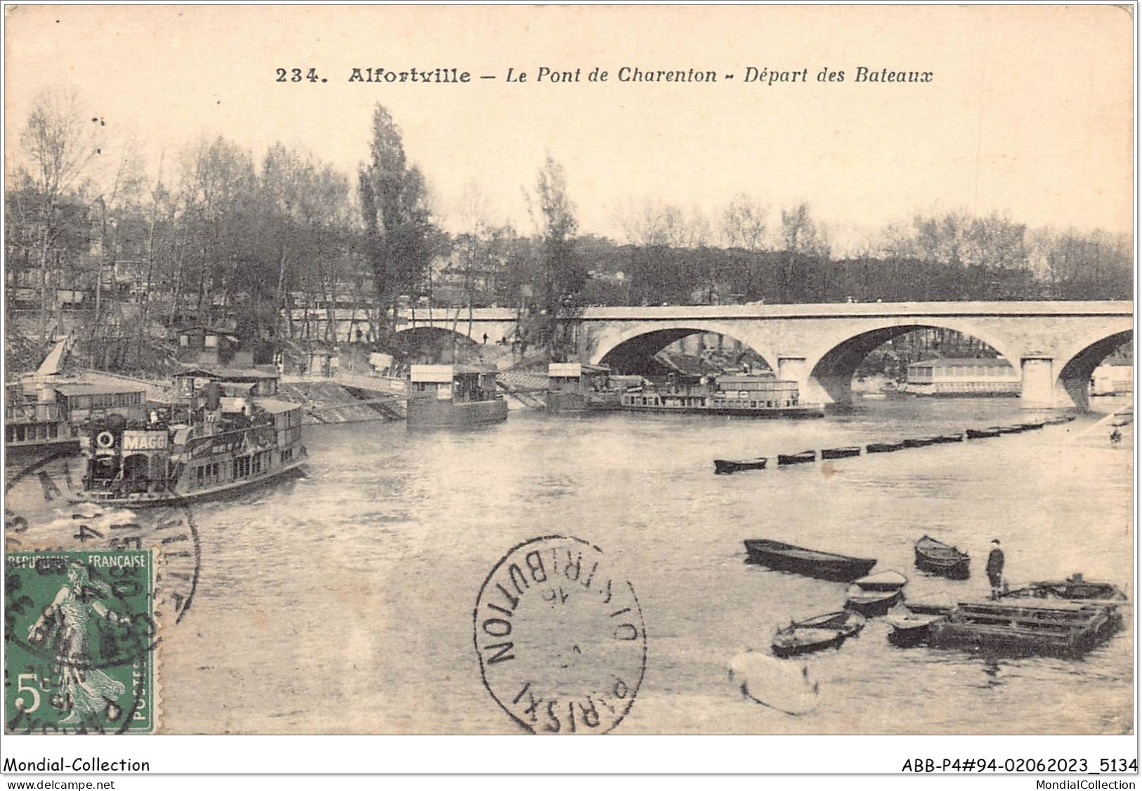 ABBP4-94-0335 - ALFORTVILLE - Le Pont CHARENTON - Depart Des Bateaux - Alfortville