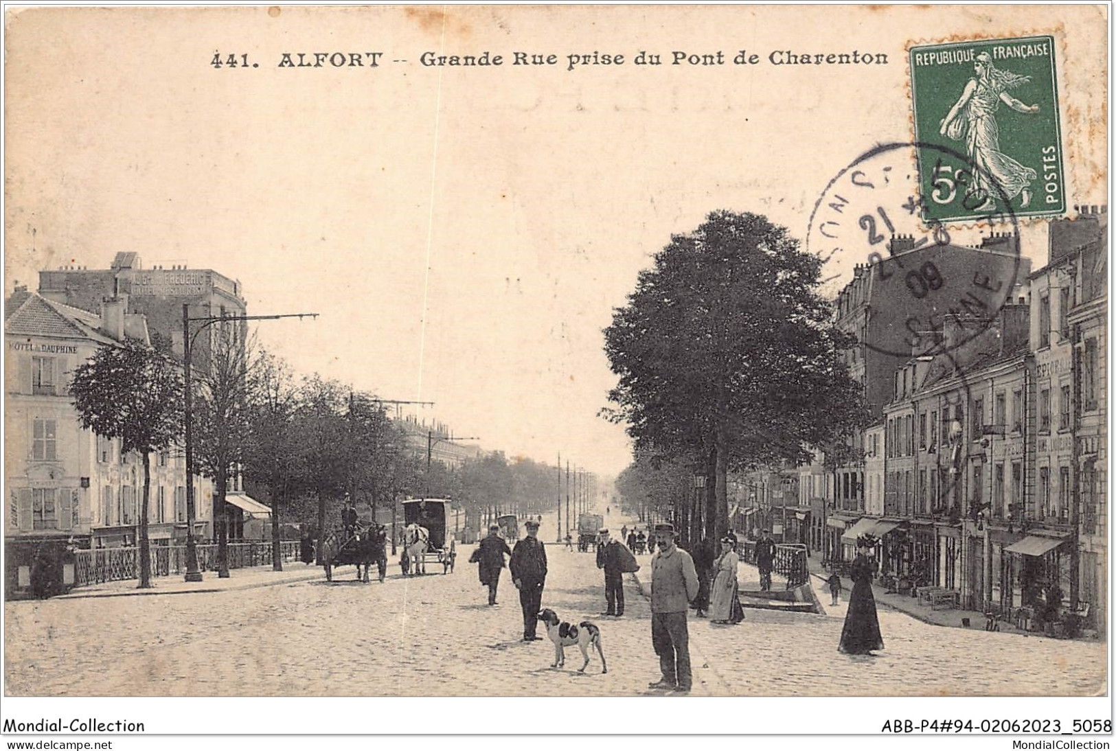 ABBP4-94-0297 - ALFORT - Grande Rue - Prise Du Pont De CHARENTON - Alfortville