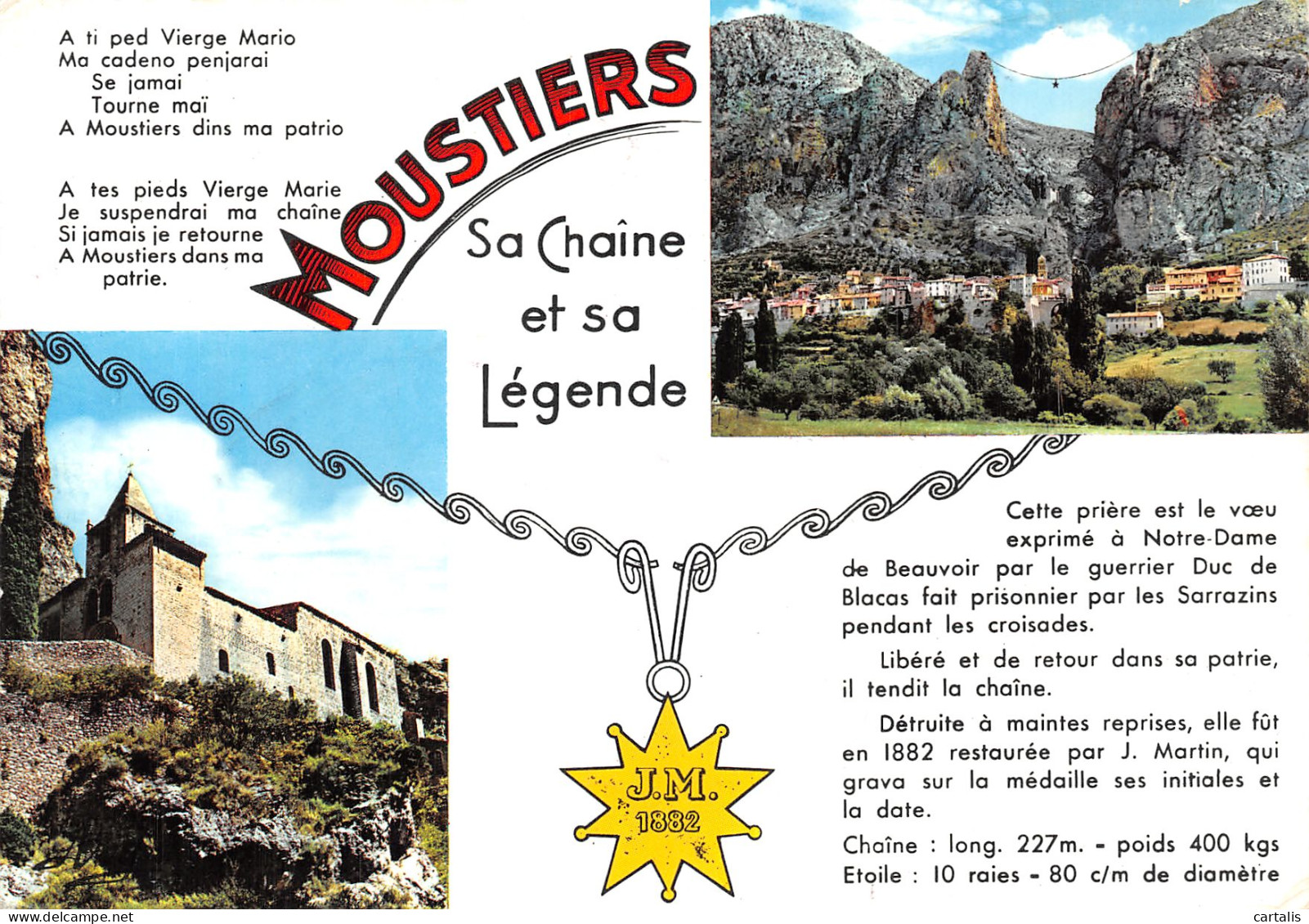 04-MOUSTIERS SAINTE MARIE-N° 4410-D/0009 - Otros & Sin Clasificación