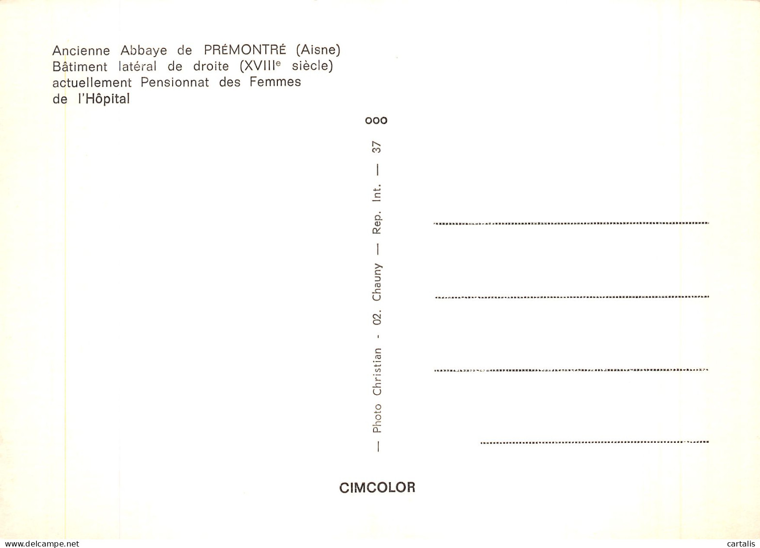 02-PREMONTRE-N° 4410-C/0223 - Otros & Sin Clasificación