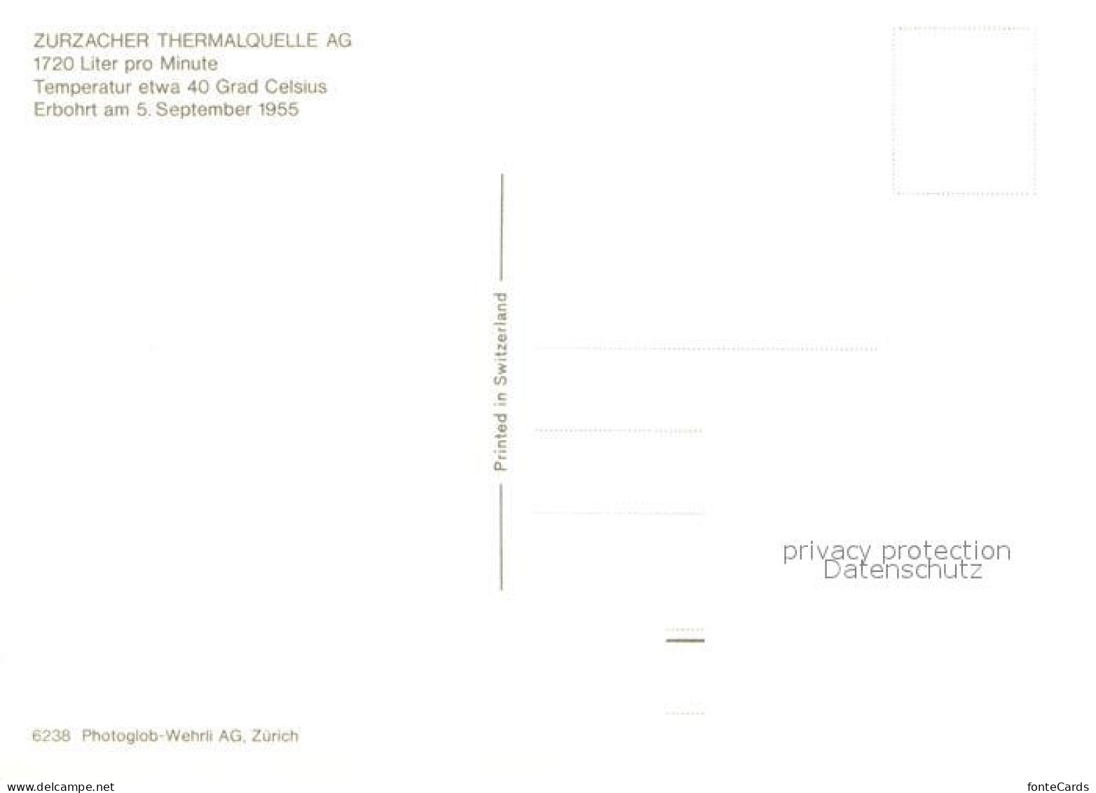 13625583 Zurzach Thermalquelle  Zurzach - Autres & Non Classés