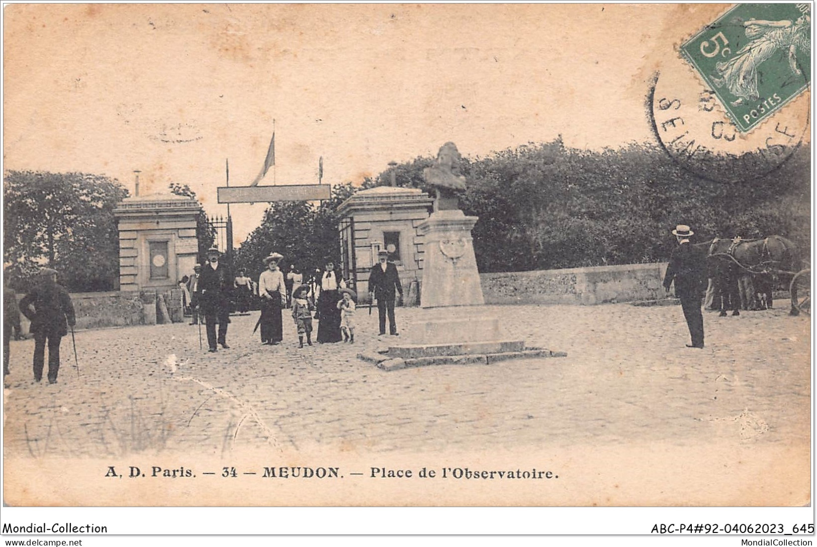 ABCP4-92-0299 - MEUDON - Place De L'Observatoire - Meudon