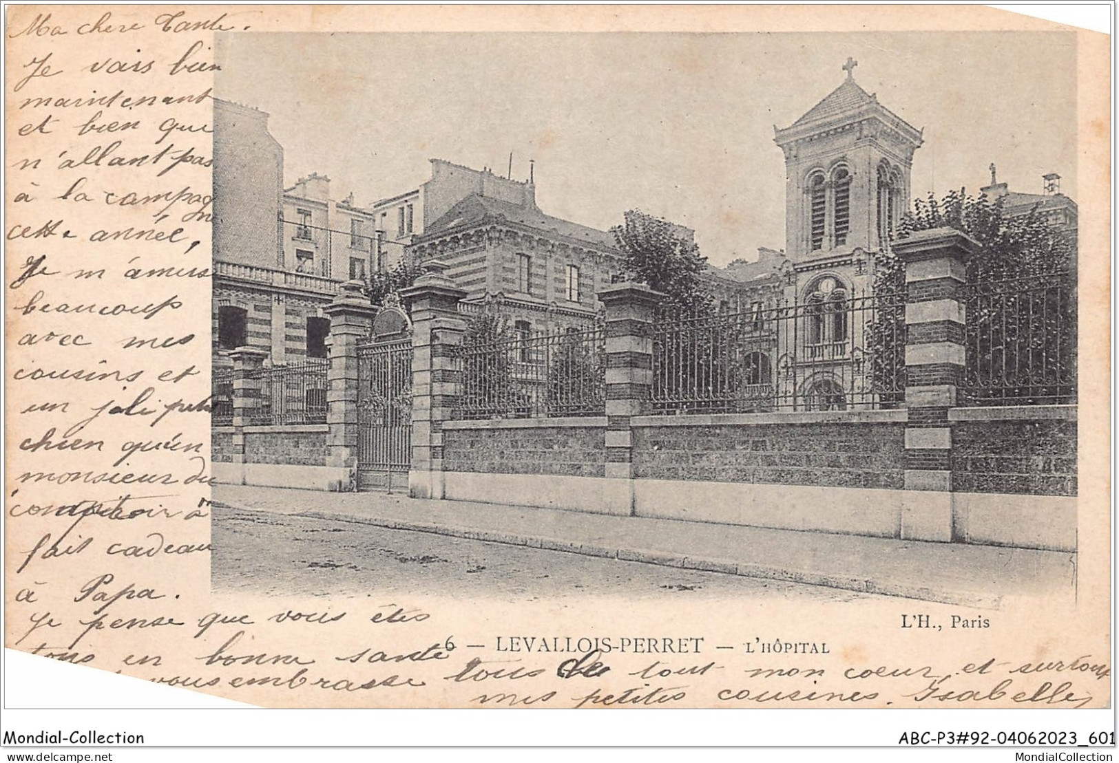 ABCP3-92-0277 - LEVALLOIS-PERRET - L'Hôpital - Levallois Perret