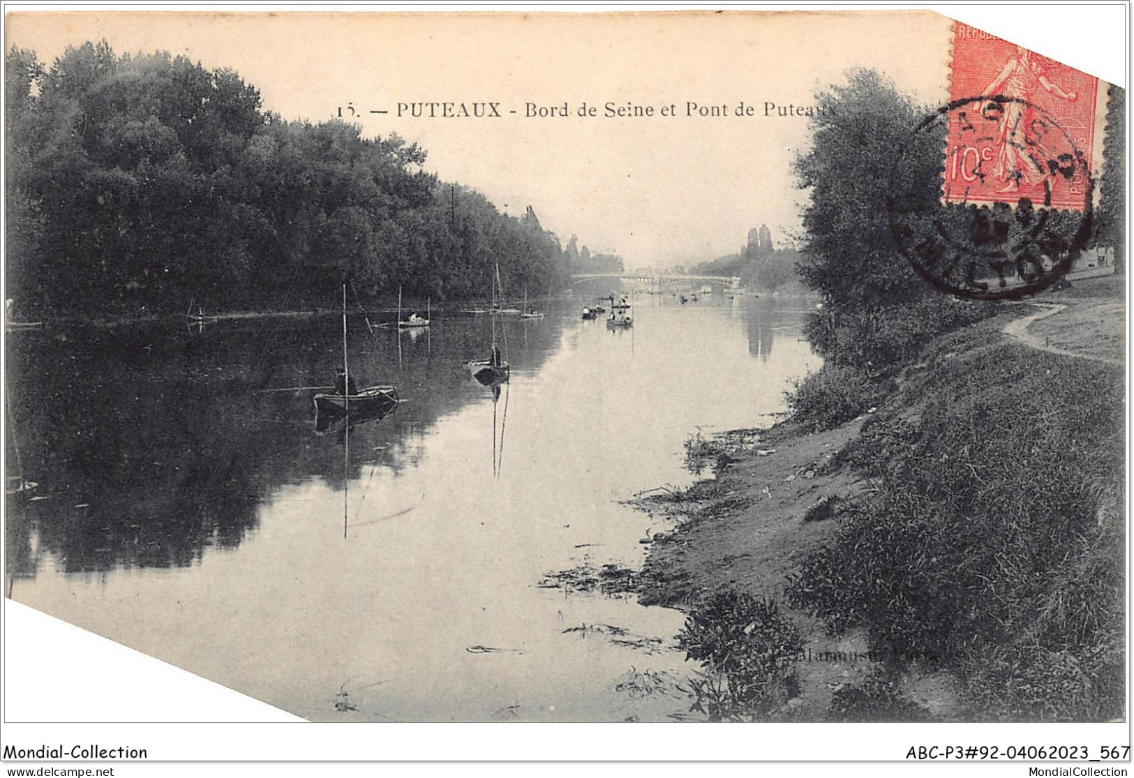 ABCP3-92-0260 - PUTEAUX - Bord De Seine Et Pont De Puteaux - Puteaux