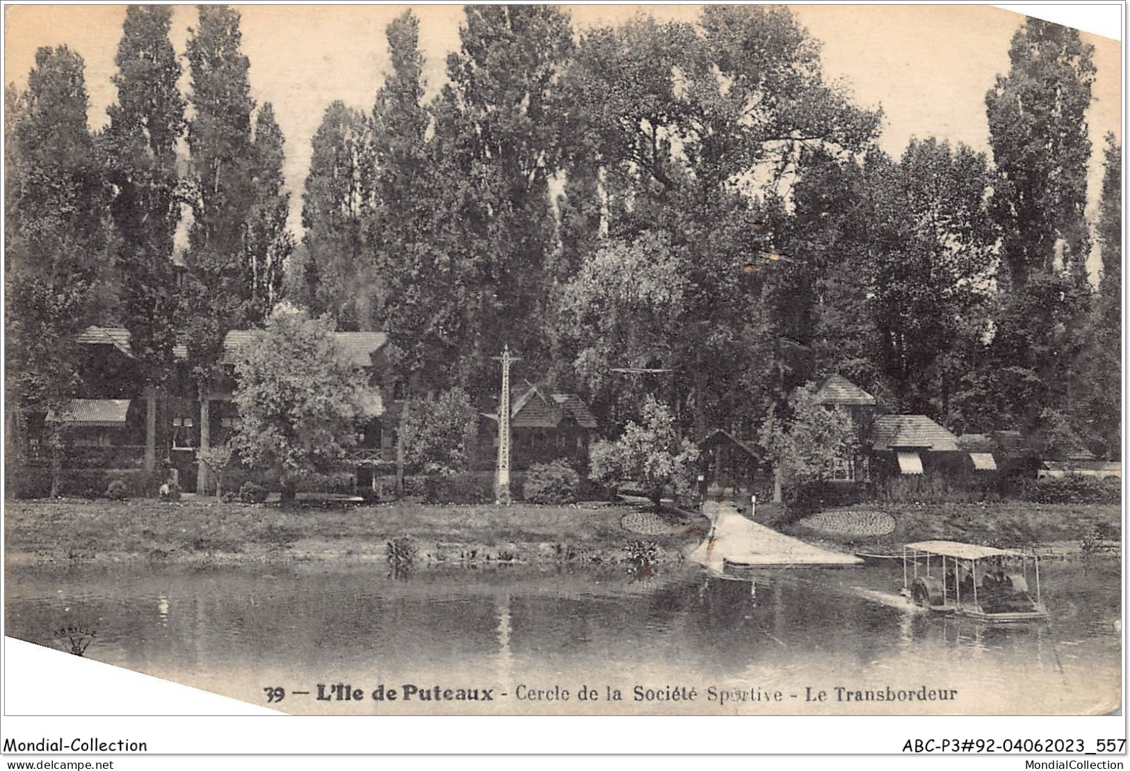 ABCP3-92-0255 - L'Ile De PUTEAUX - Cercle De La Société Sportive - Le Transbordeur - Puteaux