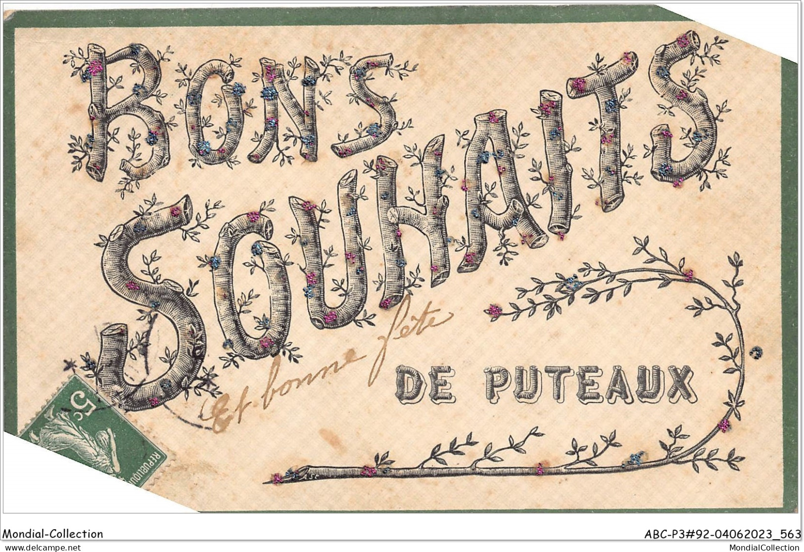 ABCP3-92-0258 - Bons Souhaits De PUTEAUX  - Puteaux