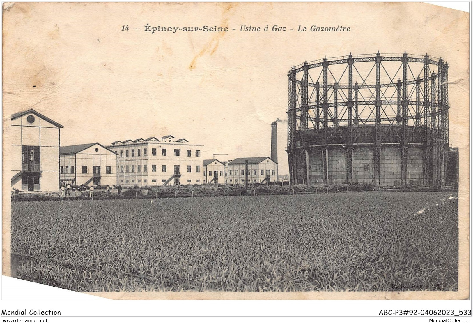 ABCP3-92-0243 - EPINAY-SUR-SEINE - Usine à Gaz - Le Gazomètre - Autres & Non Classés