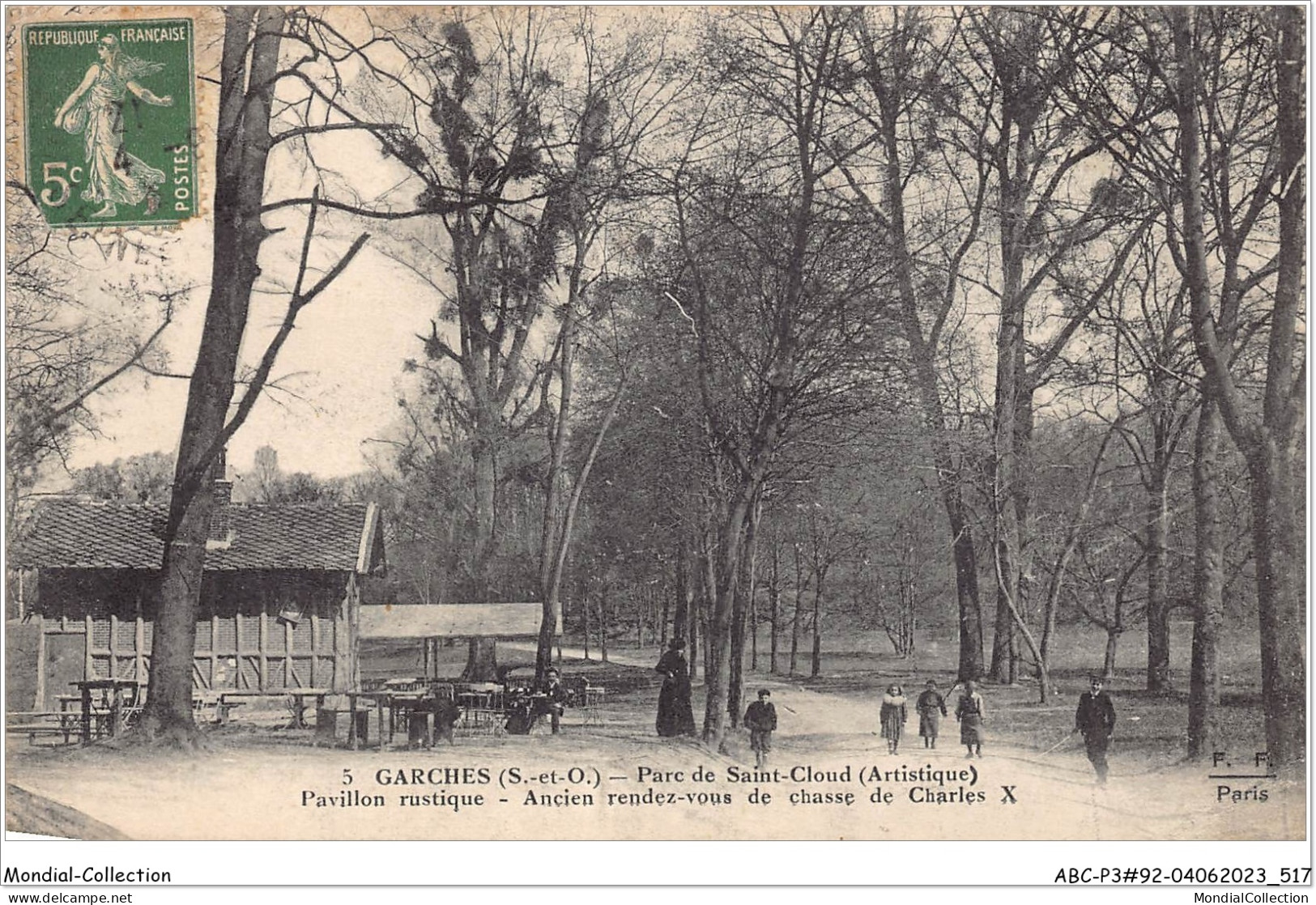 ABCP3-92-0235 - GARCHES - Parc De SAINT-CLOUD - Pavillon Rustique - Ancien Rendez-vous De Chasse De Charles X - Garches