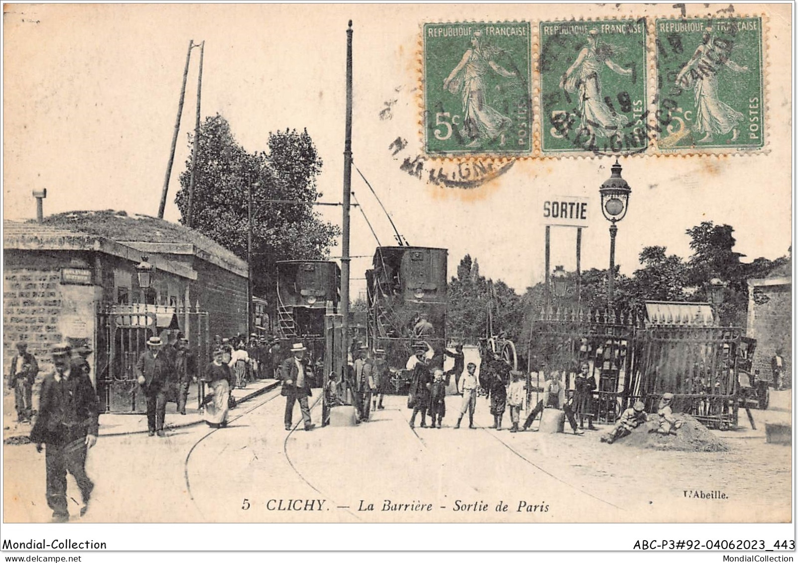 ABCP3-92-0198 - CLICHY - La Barrière - Sortie De Paris - Clichy