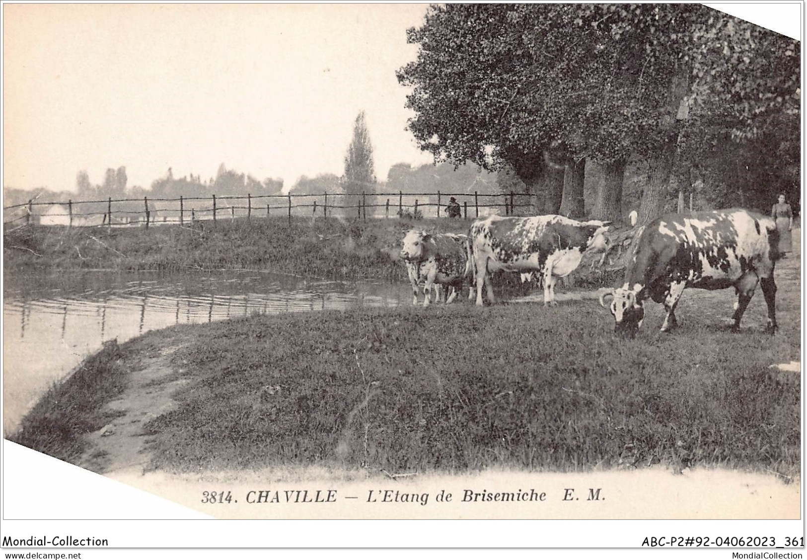 ABCP2-92-0182 - CHAVILLE - L'Etang De Brisemiche - Chaville