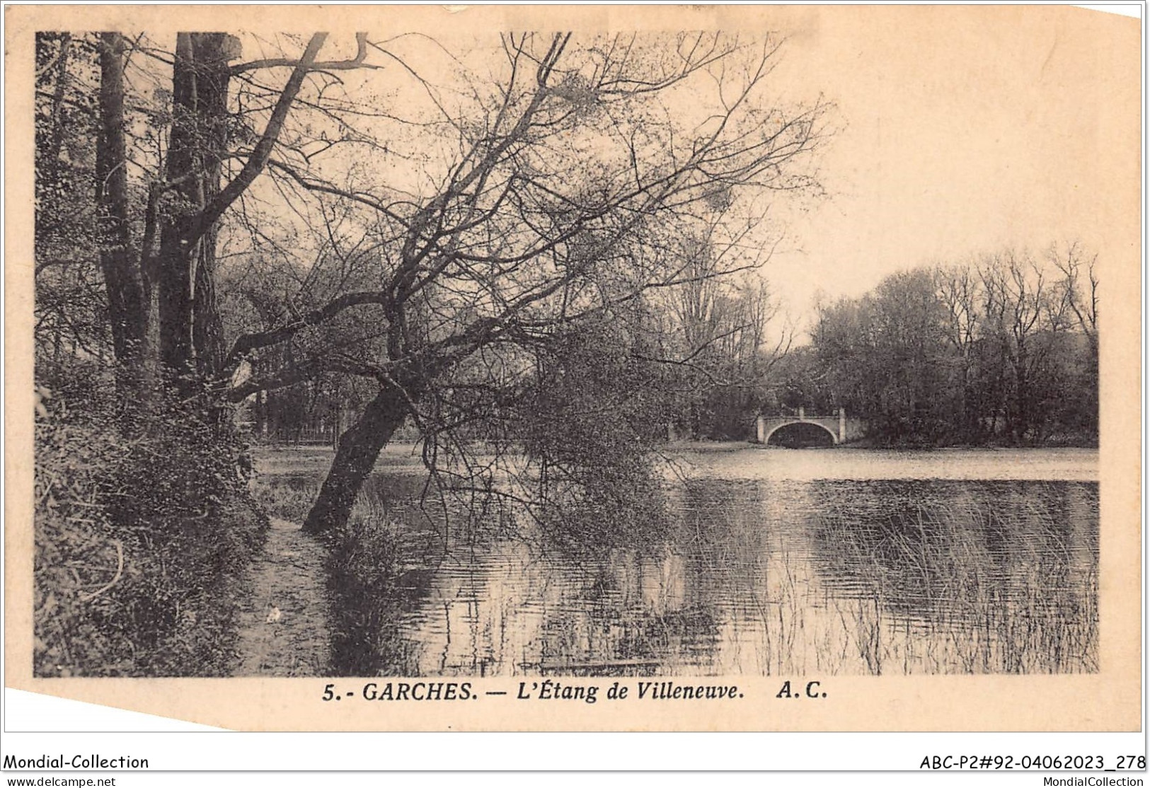 ABCP2-92-0140 - GARCHES - L'Etang De Villeneuve - Garches