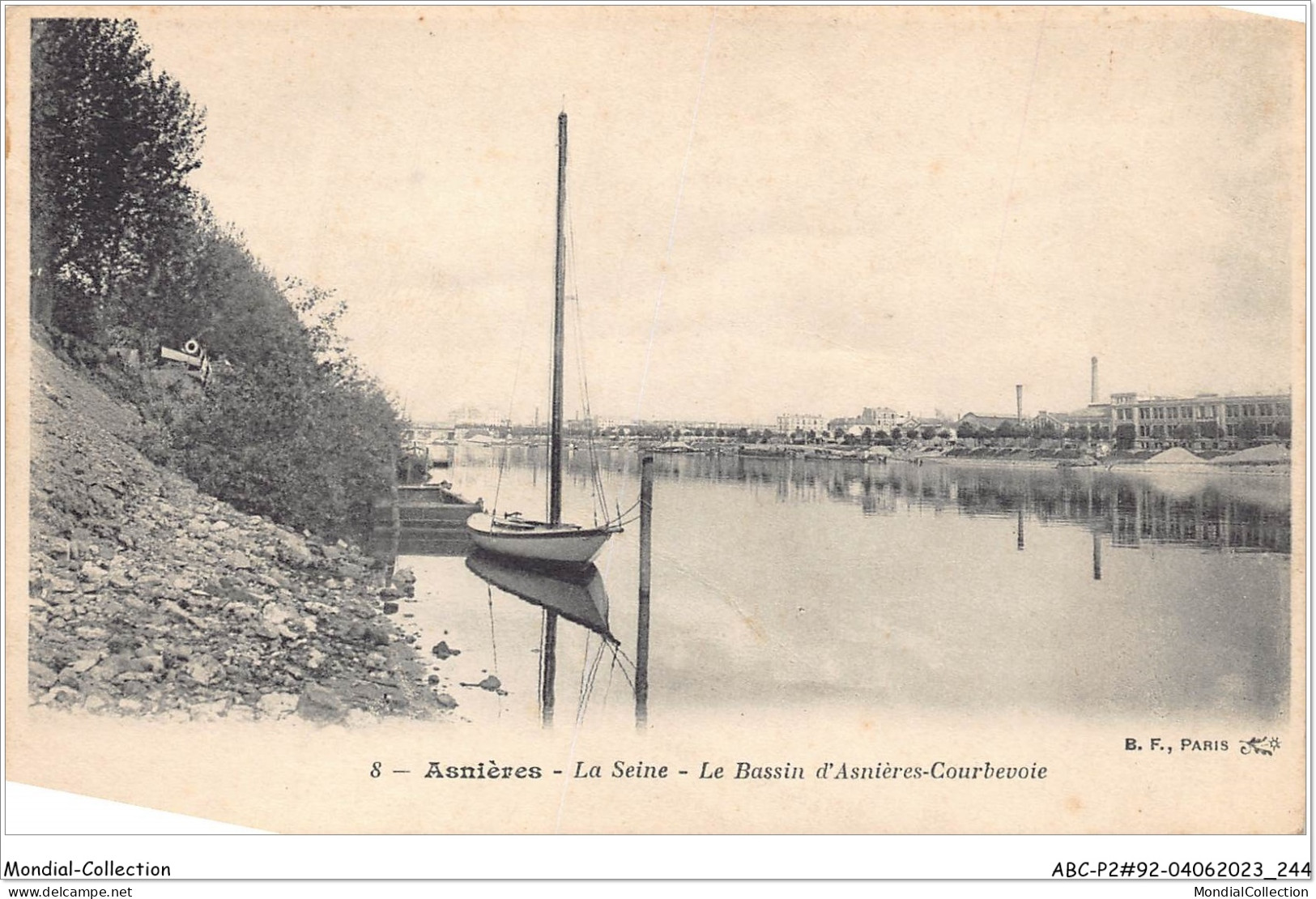 ABCP2-92-0123 - ASNIERES - La Seine - Le Bassin D'ASNIERES-COURBEVOIE - Asnieres Sur Seine