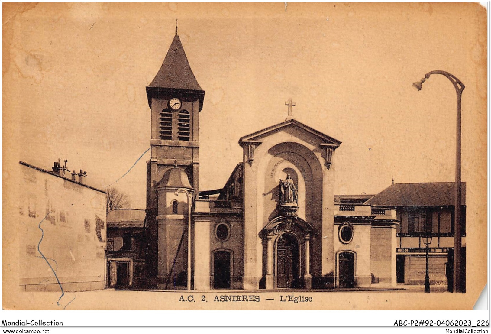 ABCP2-92-0114 - ASNIERES - L'Eglise - Asnieres Sur Seine