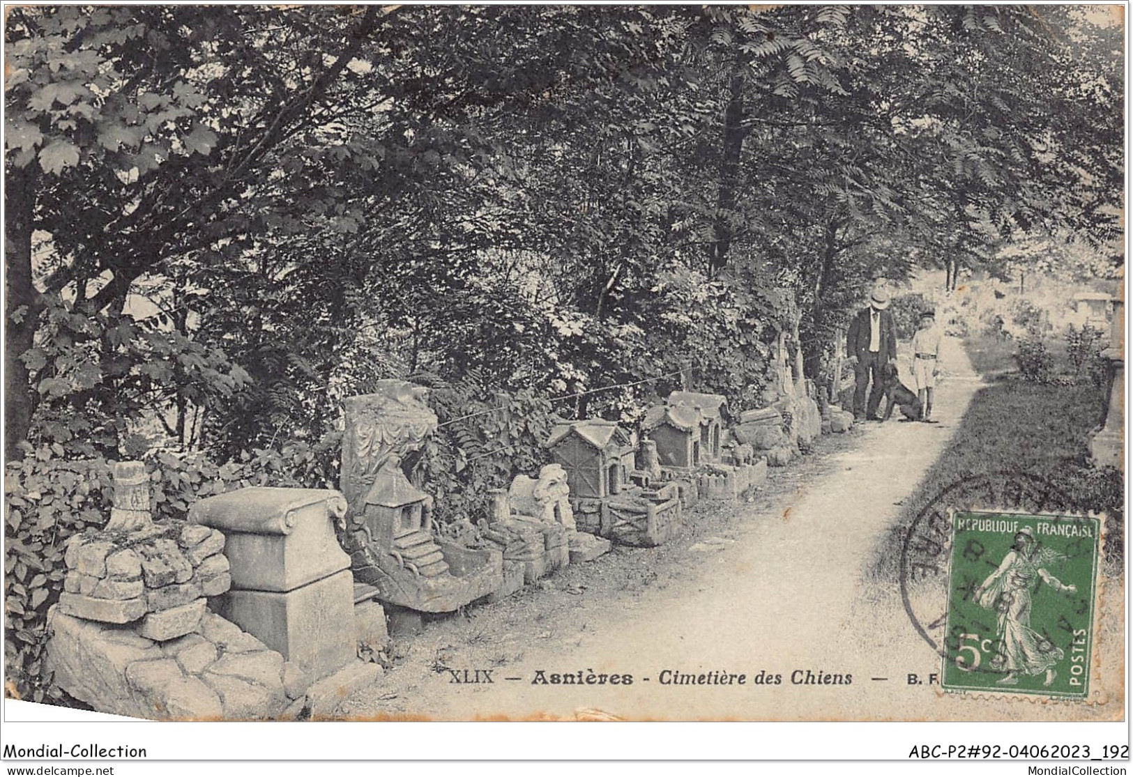 ABCP2-92-0097 - ASNIERES - Cimetière Des Chiens - Asnieres Sur Seine