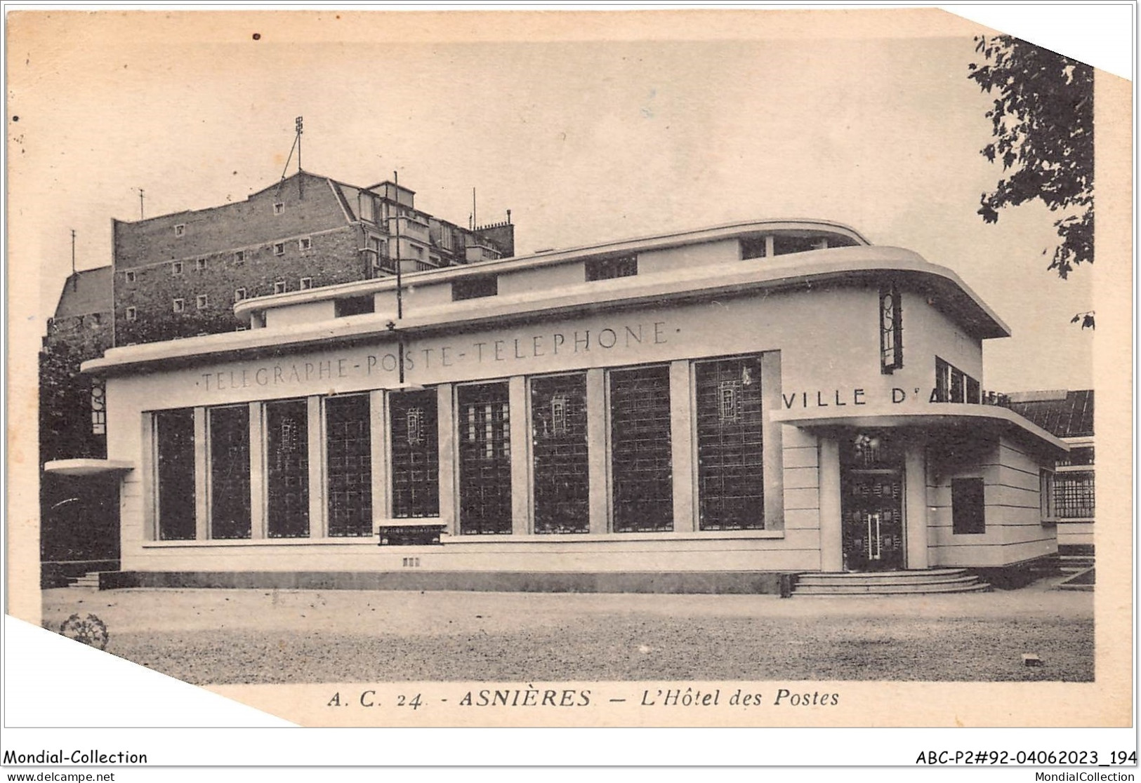 ABCP2-92-0098 - ASNIERES - L'Hôtel Des Postes - Asnieres Sur Seine