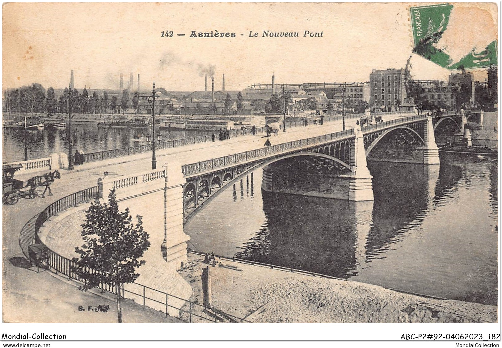 ABCP2-92-0092 - ASNIERES - Le Nouveau Pont - Asnieres Sur Seine