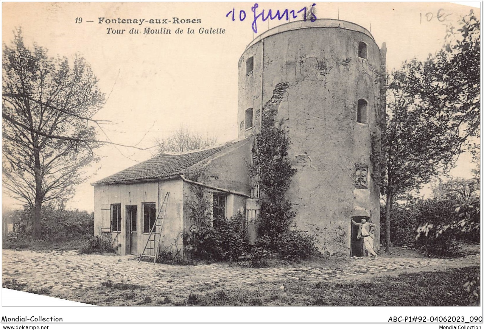 ABCP1-92-0046 - FONTENAY-AUX-ROSES - Tour Du Moulin De La Galette - Fontenay Aux Roses