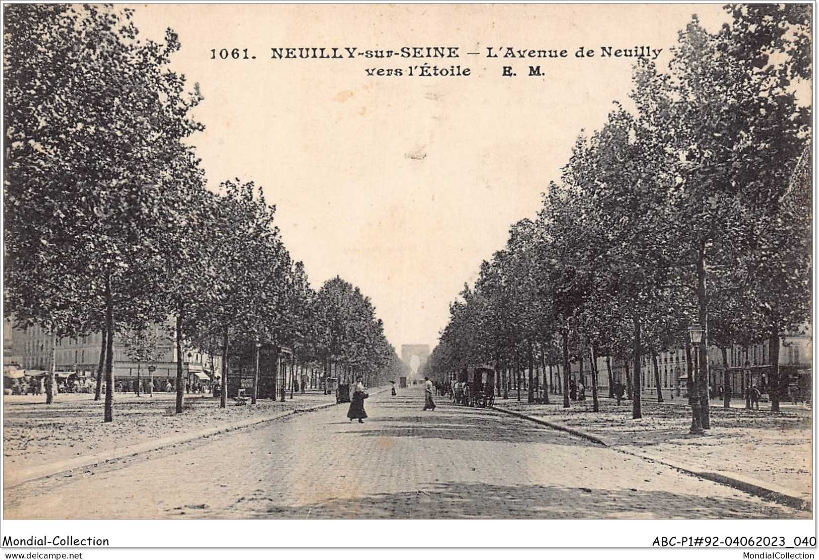 ABCP1-92-0021 - NEUILLY-SUR-SEINE - L'Avenue De NEUILLY Vers L'Etoile - Neuilly Sur Seine