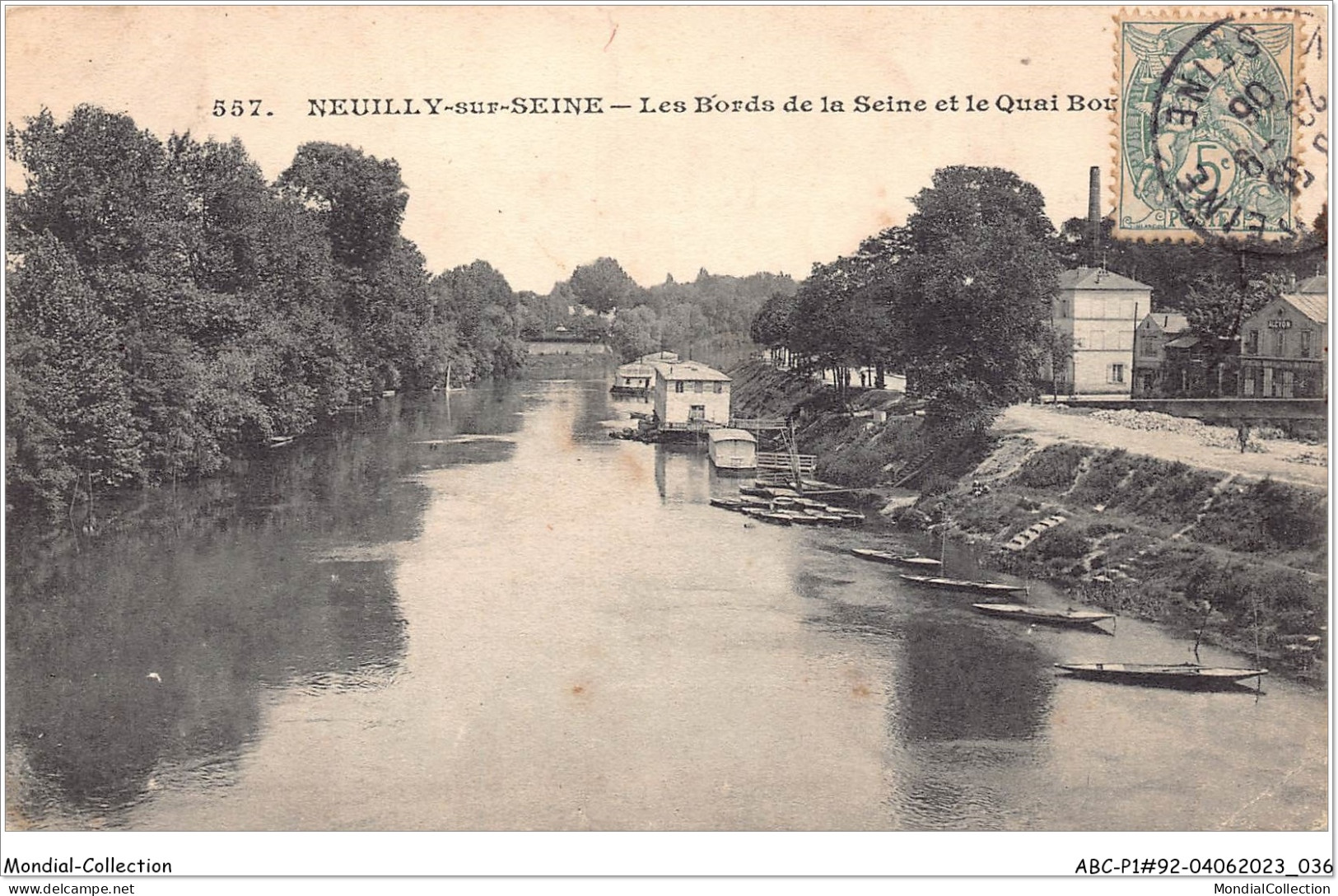 ABCP1-92-0019 - NEUILLY-sur-Seine - Les Bords De La Seine Et Le Quai - Neuilly Sur Seine