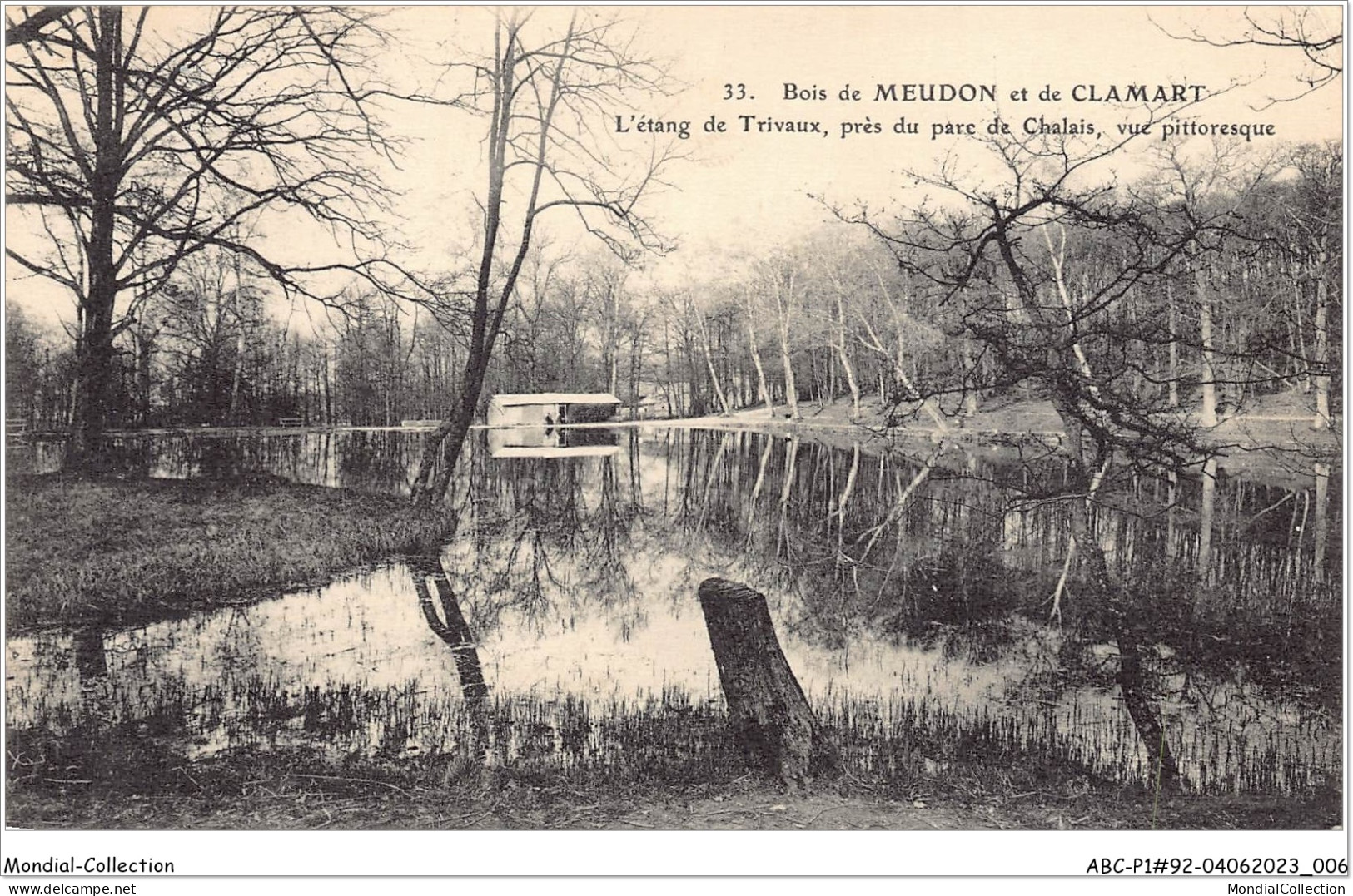 ABCP1-92-0004 - Bois De MEUDON Et De CLAMART - L'étang De Trivaux - Près Du Parc De Chalais - Vue Pittoresque - Clamart