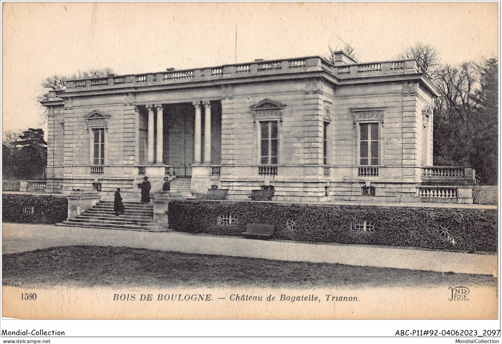 ABCP11-92-1025 - BOIS DE BOULOGNE- Château De BAGATELLE - Trianon 75 PARIS - Sonstige Sehenswürdigkeiten