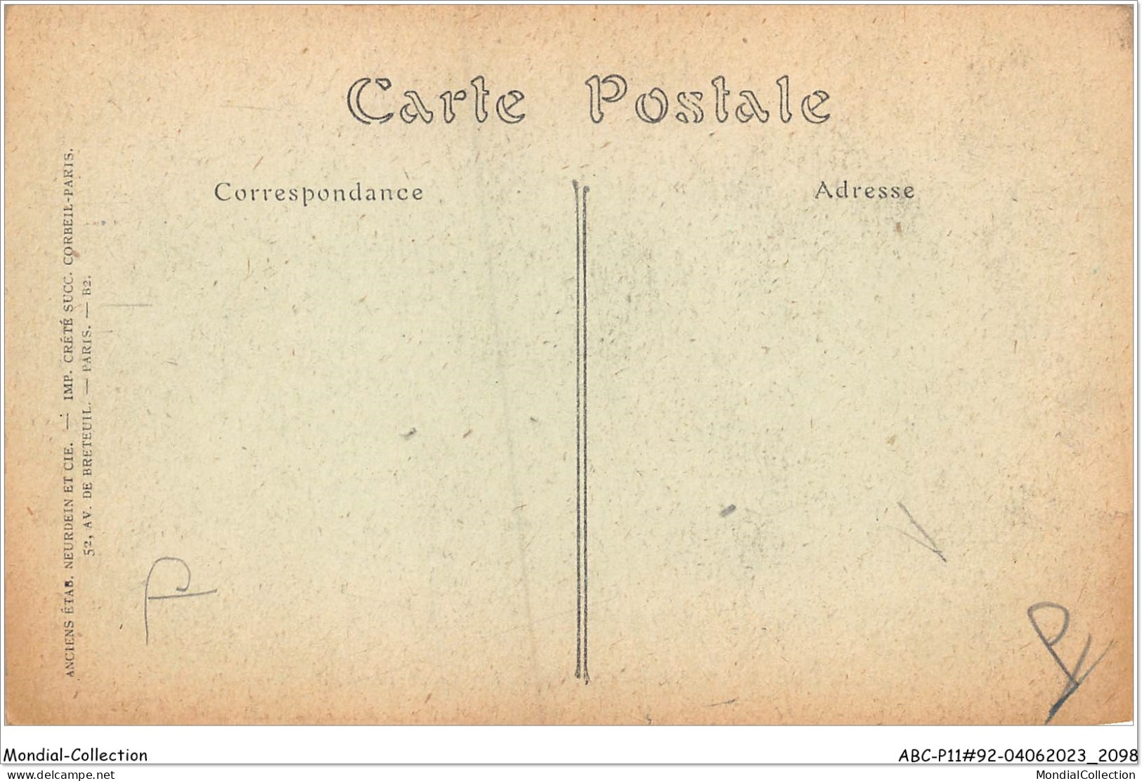 ABCP11-92-1025 - BOIS DE BOULOGNE- Château De BAGATELLE - Trianon 75 PARIS - Other Monuments