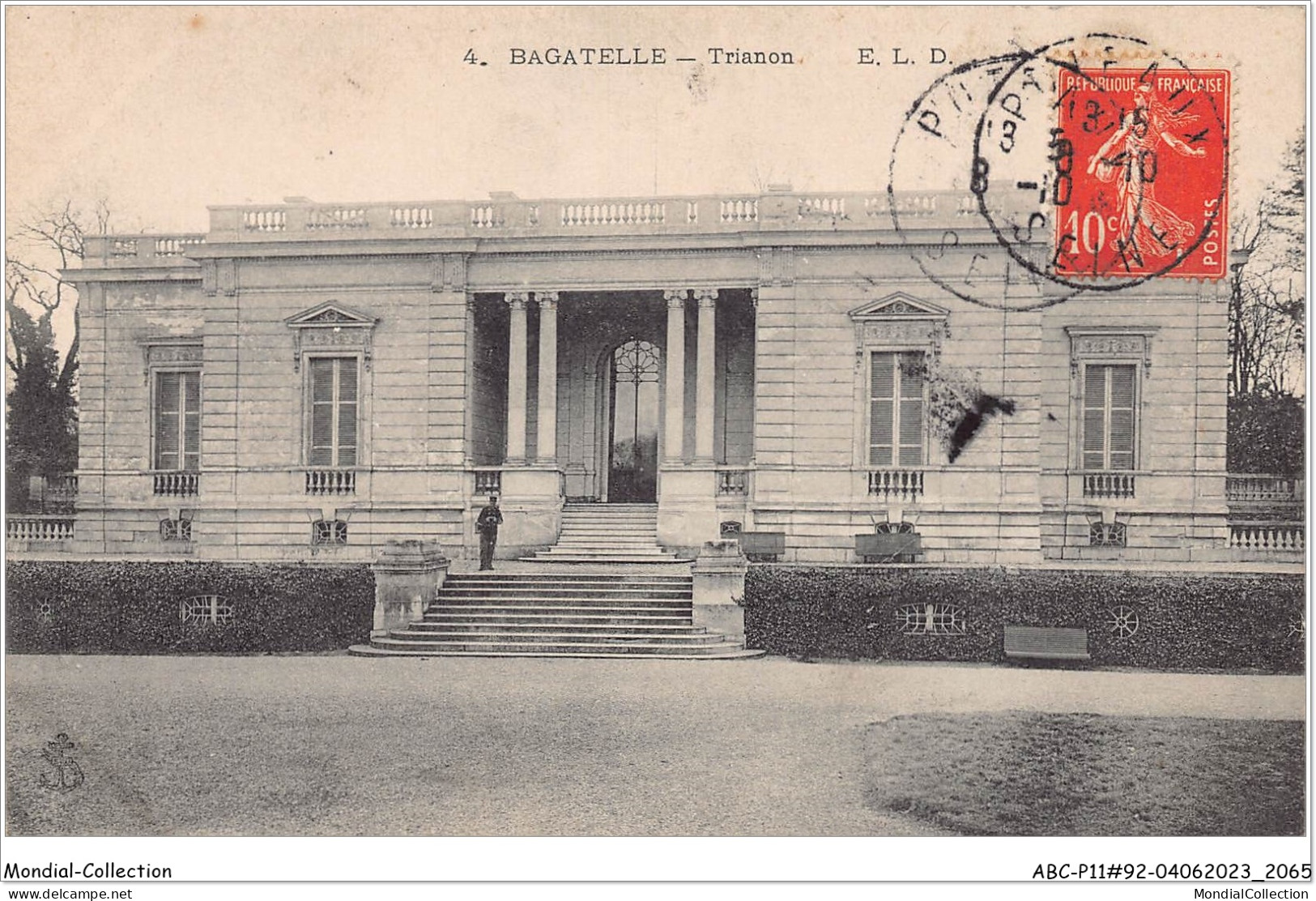 ABCP11-92-1009 - BAGATELLE - Trianon 75 PARIS - Andere Monumenten, Gebouwen