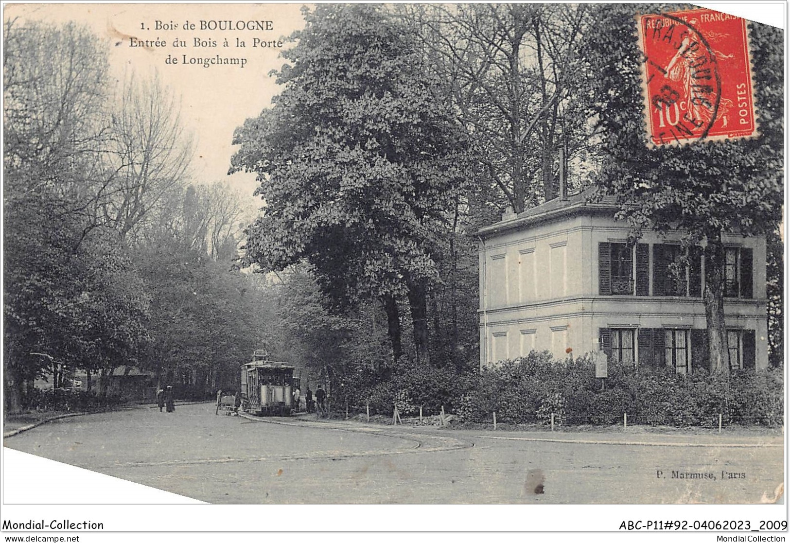 ABCP11-92-0981 - BOIS DE BOULOGNE- Entrée Du Bois à La Porte De Longchamp - Boulogne Billancourt