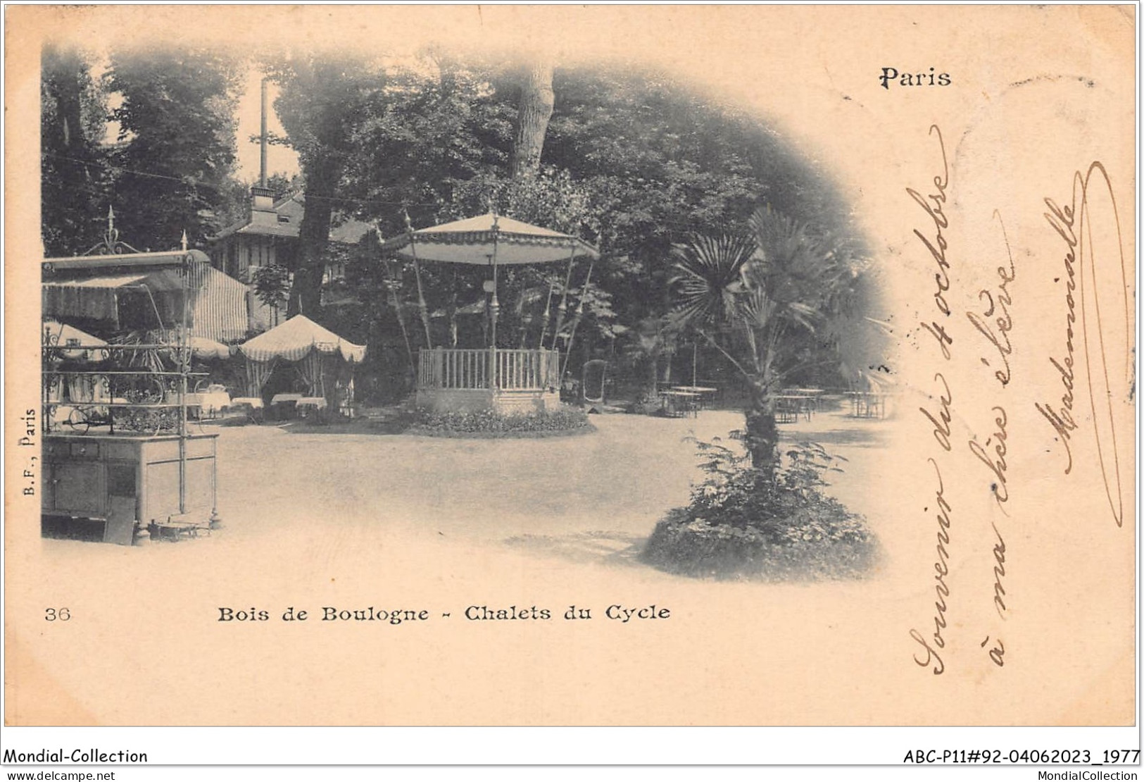 ABCP11-92-0965 - BOIS DE BOULOGNE- Chalets Du Cycle - Boulogne Billancourt